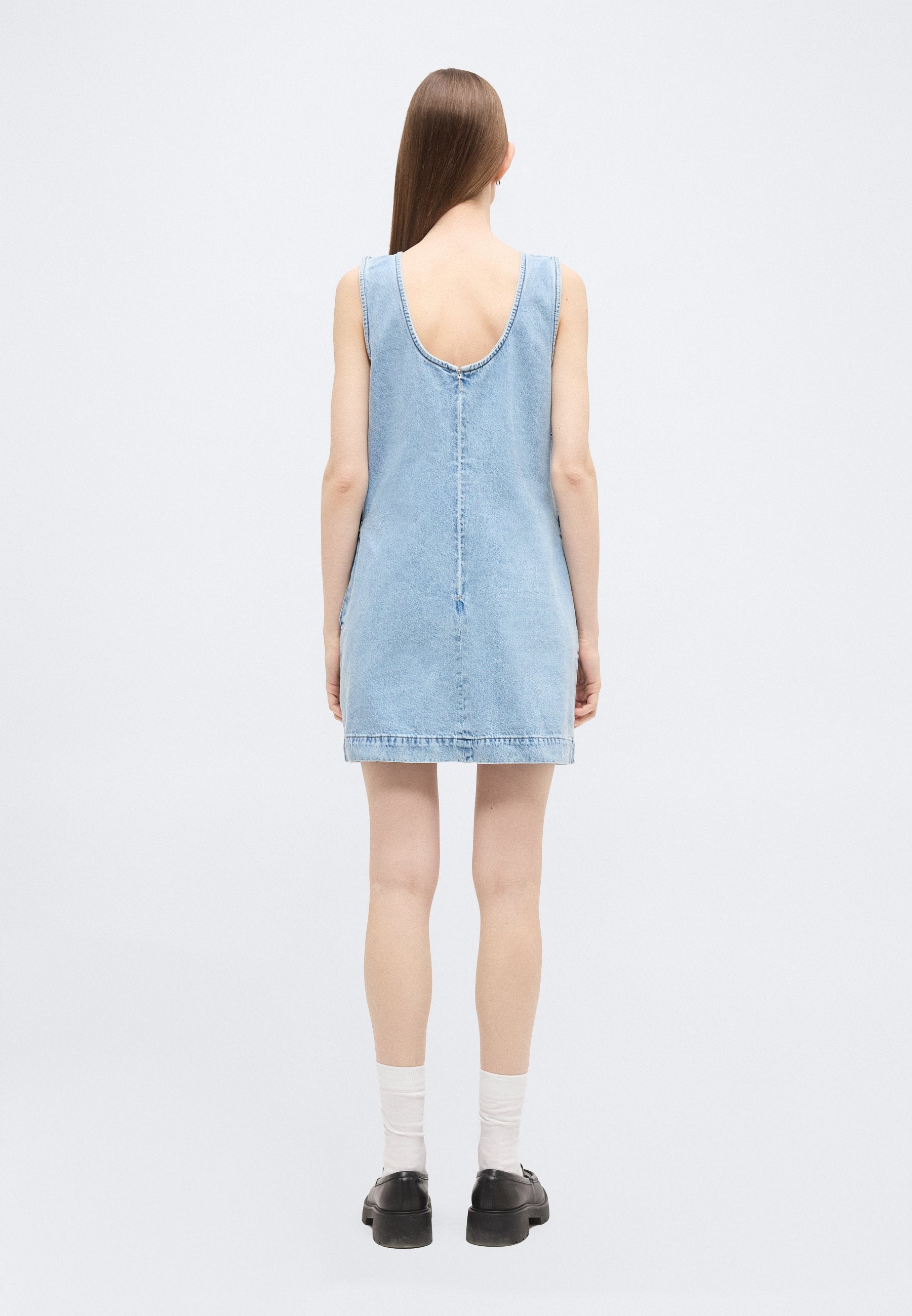 SHIFT DRESS  - Denim dress - coastal light