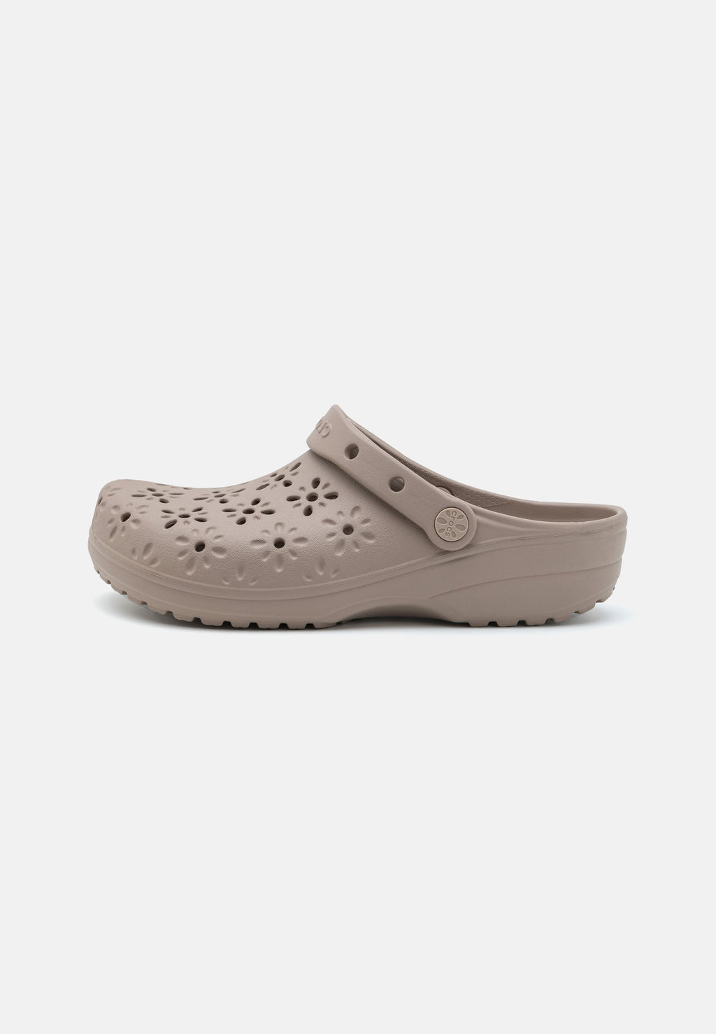 CLASSIC FLORAL CUT OUT - Mules - taupe