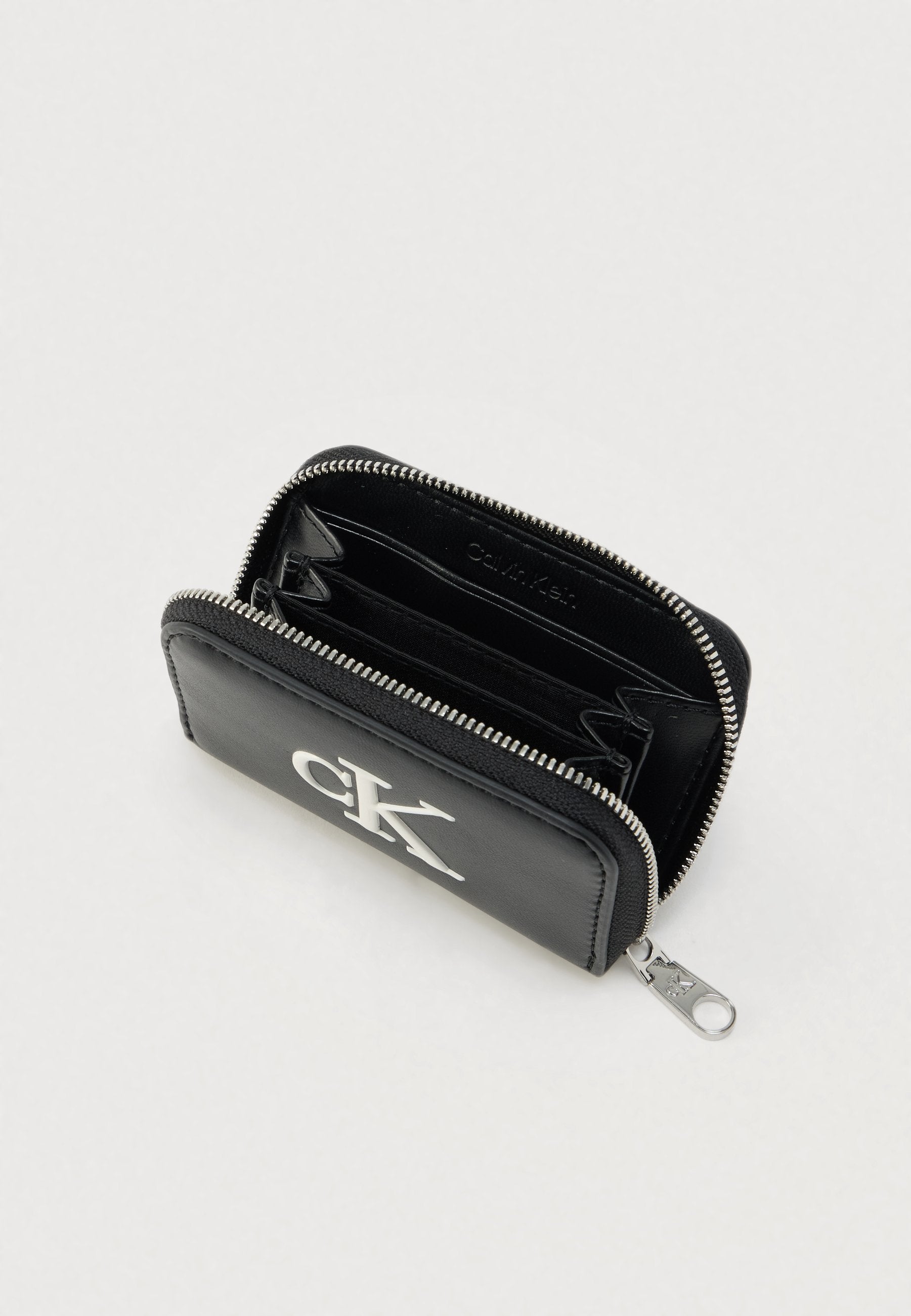 BOLD MEDIUM ZIP AROUND - Wallet - black/white