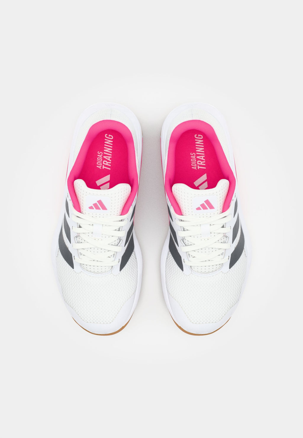 DS BASE - Training shoe - footwear white/grey five/shock pink