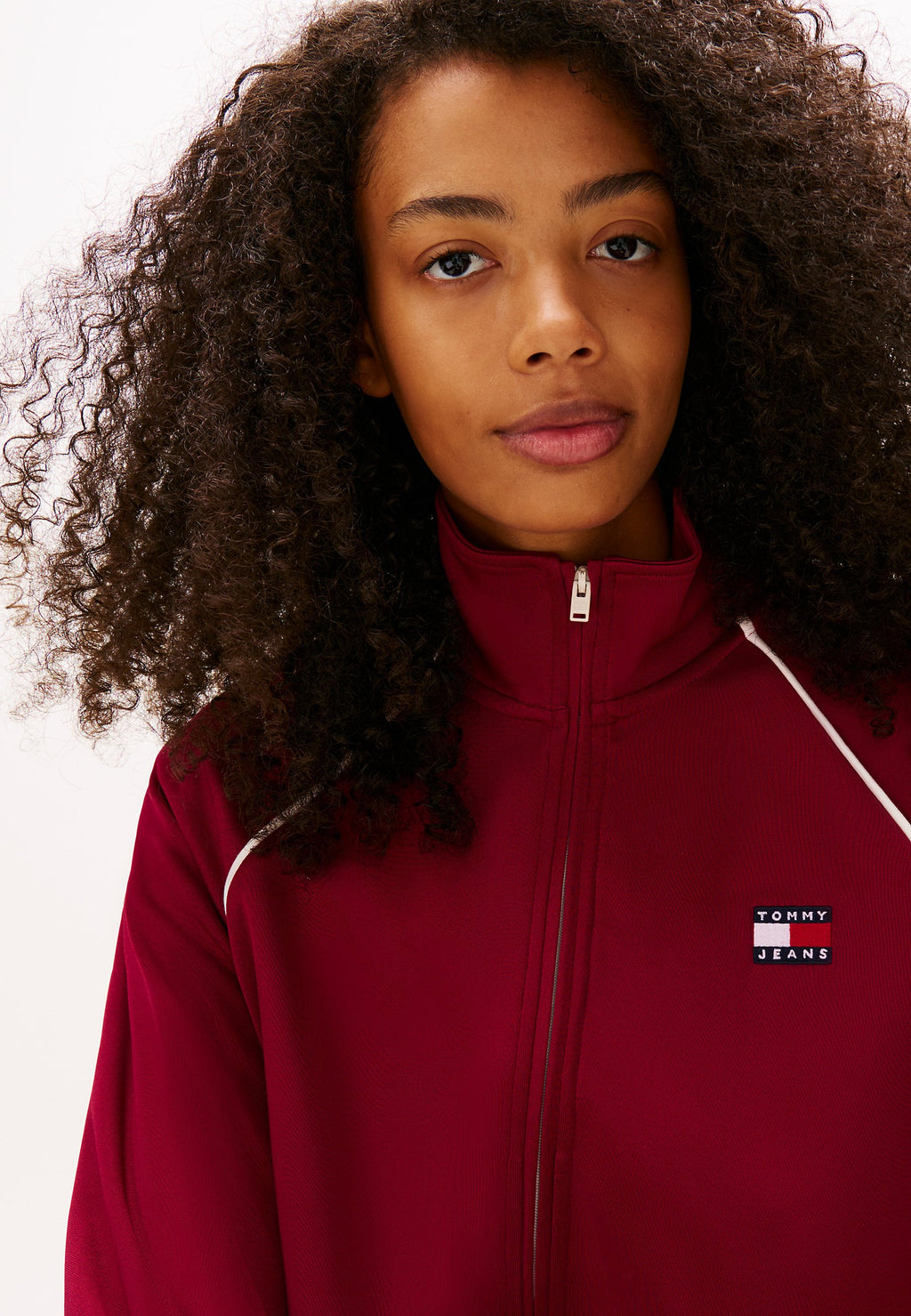 TOMMY BADGE INTERLOCK KNIT TRACK JACKET - Training jacket - lavish cerise