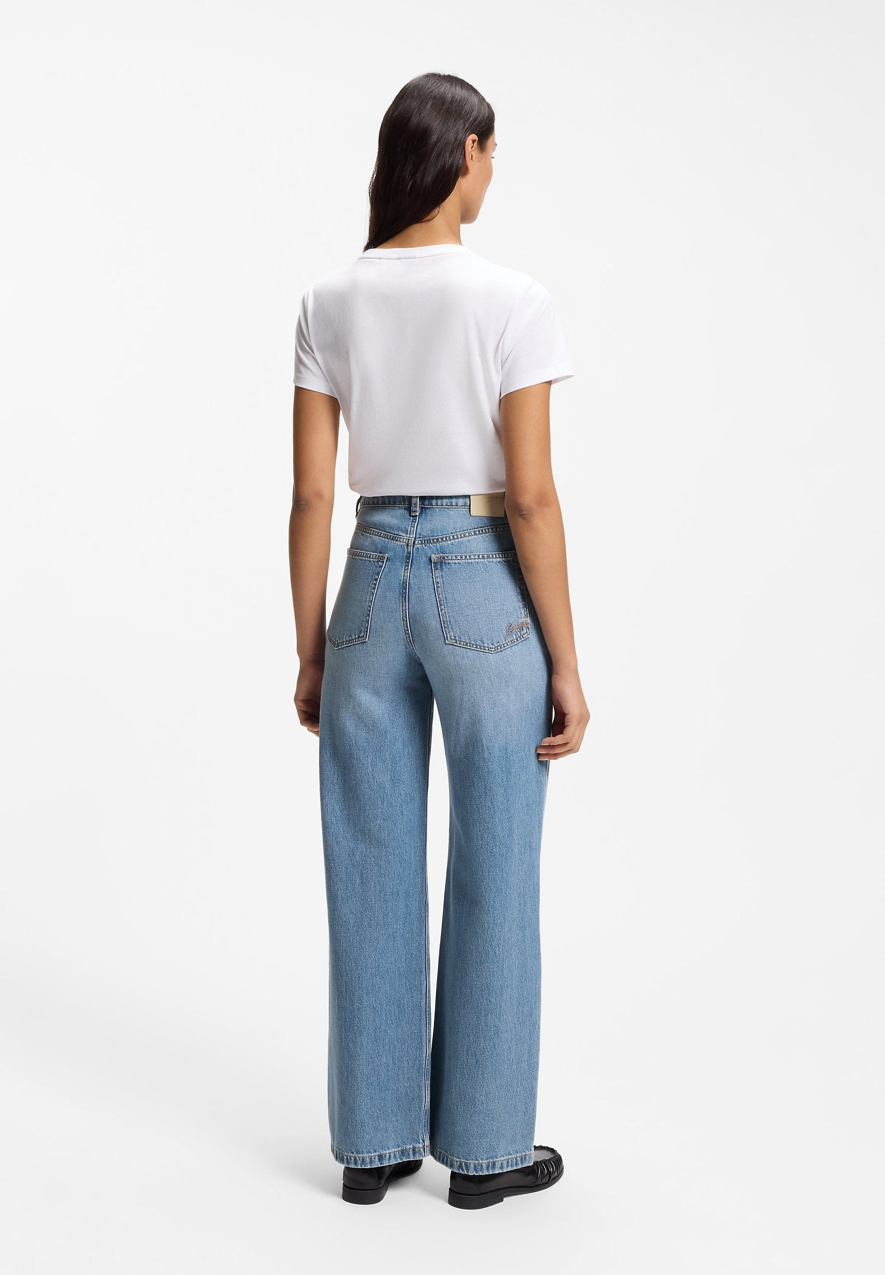 C_MARLENE HR 13.0 - Wide Leg - light/pastel blue