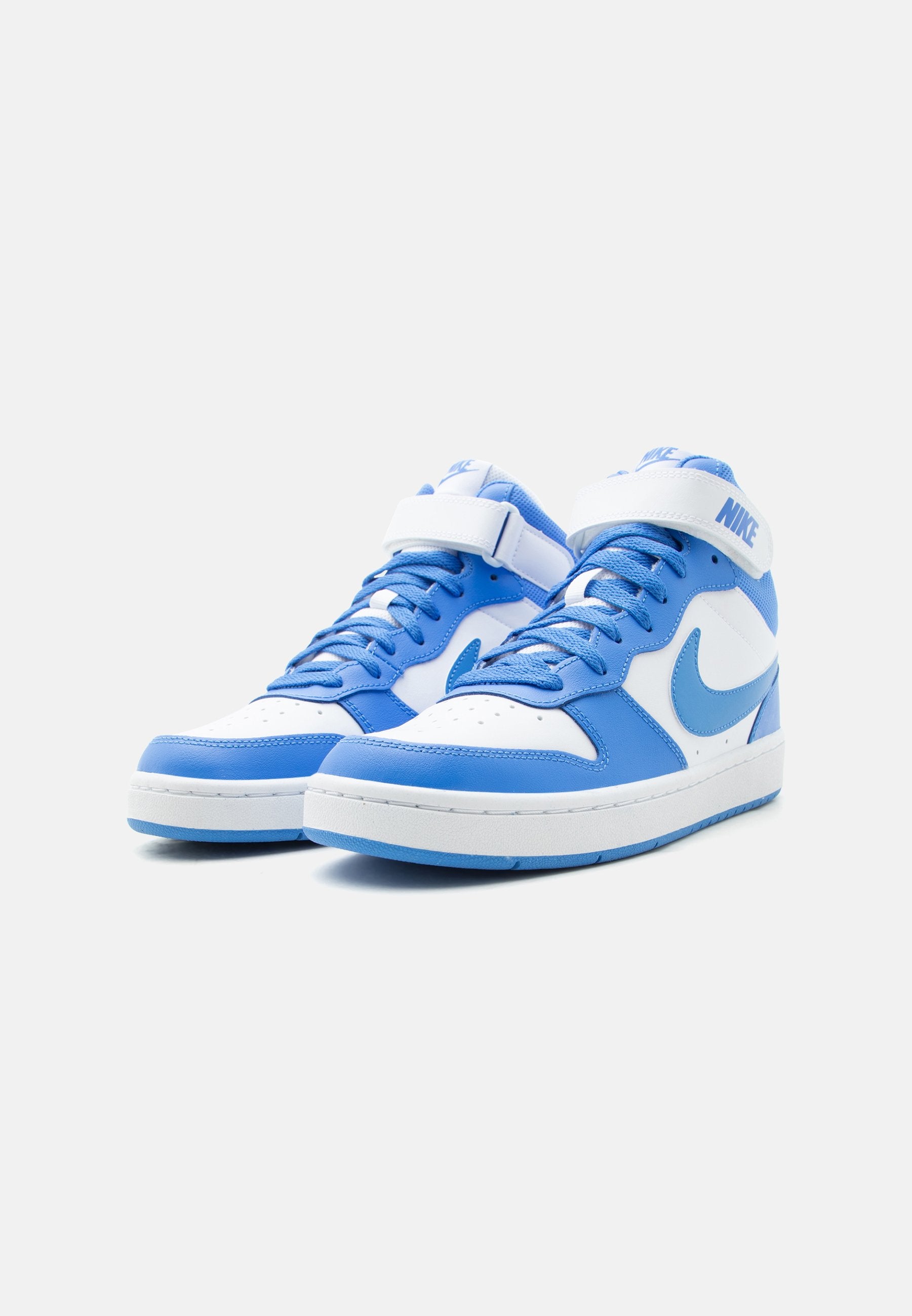COURT BOROUGH MID 2 UNISEX - High-top trainers - white/blue crystal