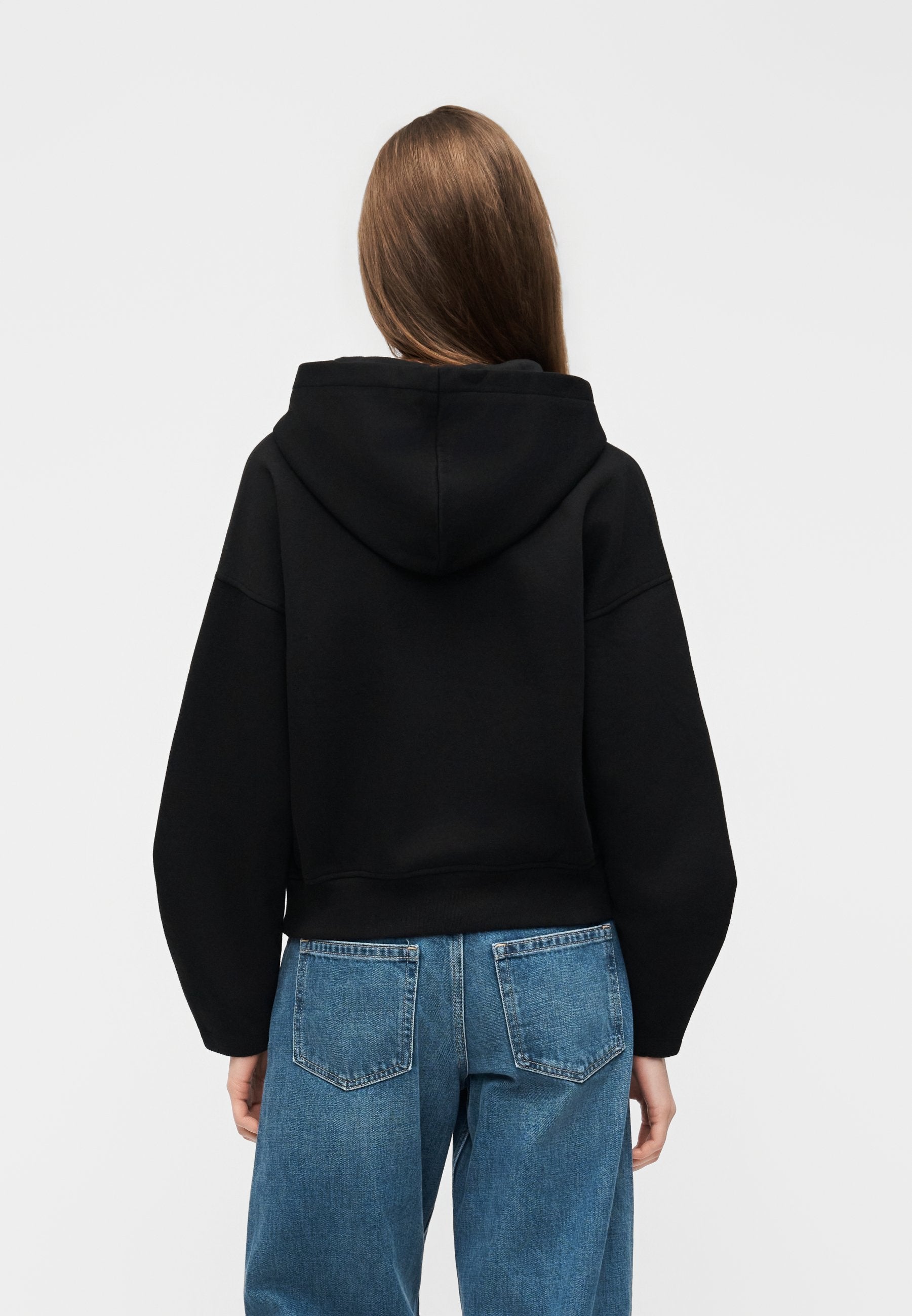 LOGO BARREL HOODIE - Hoodie - black