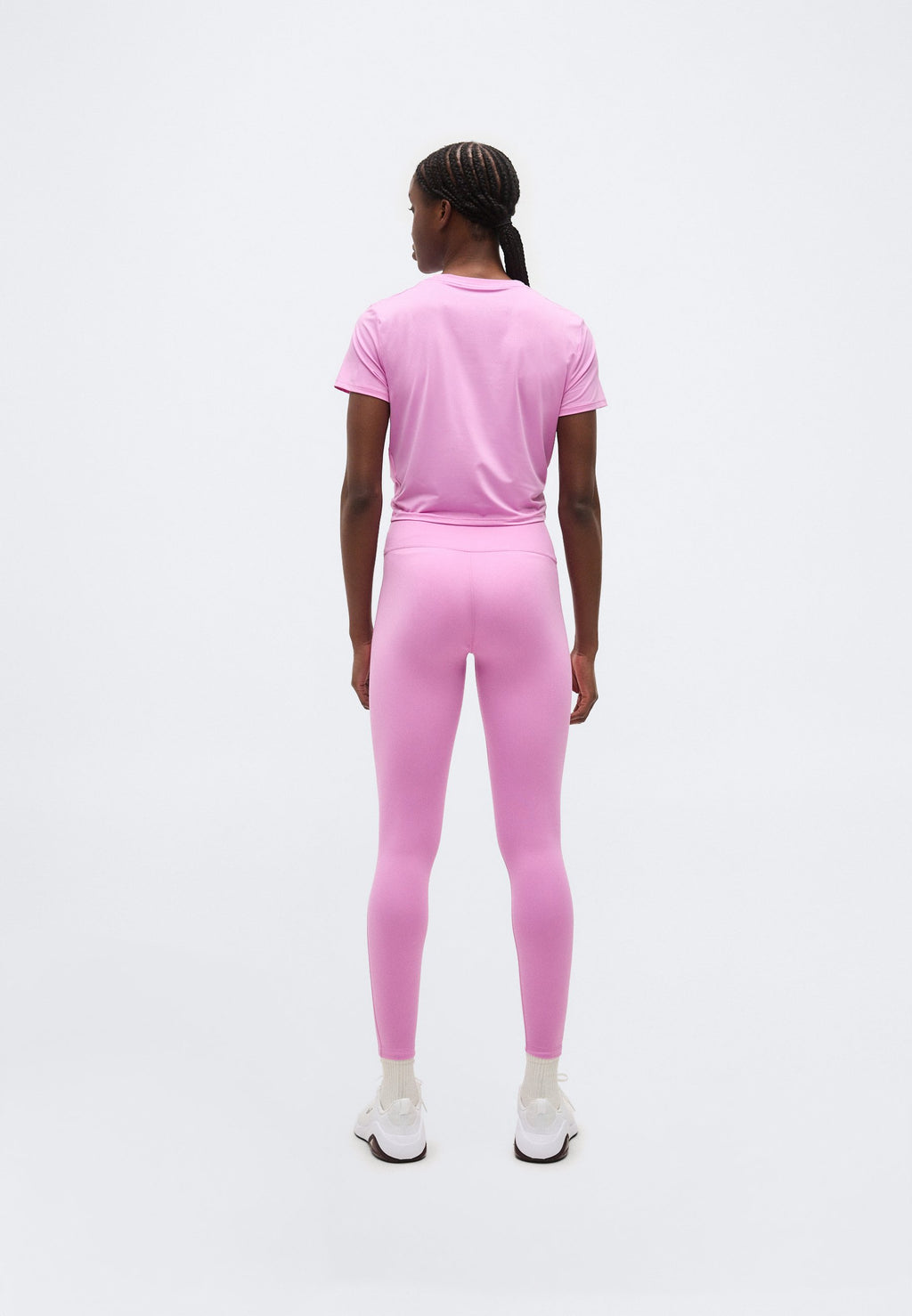 ONE TIGHT - Leggings - light magenta/white