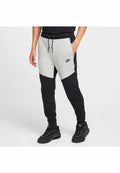 M NK TCH FLC JGGR - Bas de jogging - black dark grey heather black