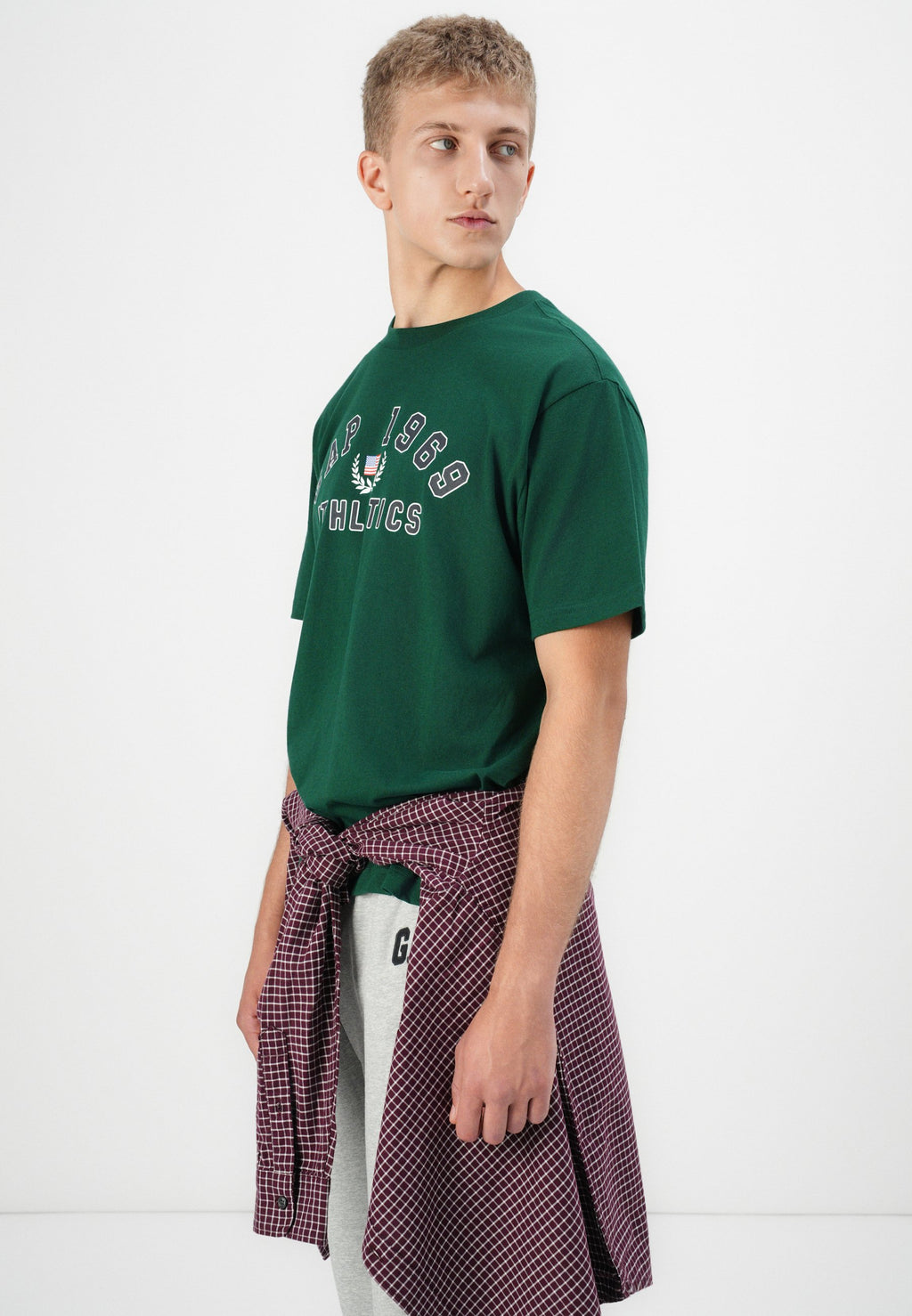 HERITAGE LOGO - Tracksuit bottoms - light heather grey