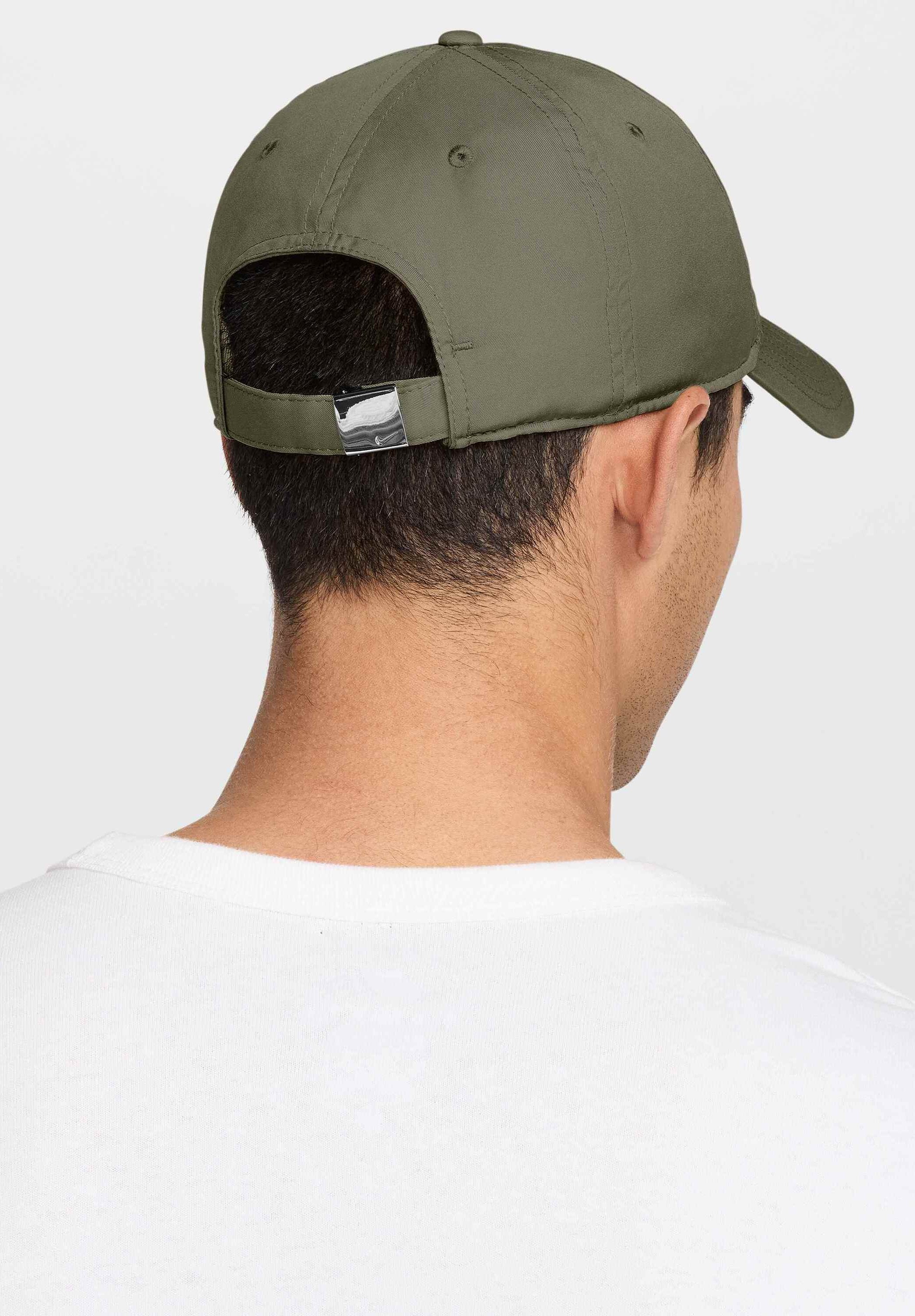 CLUB UNISEX - Casquette - olive moyenne argent métallisé