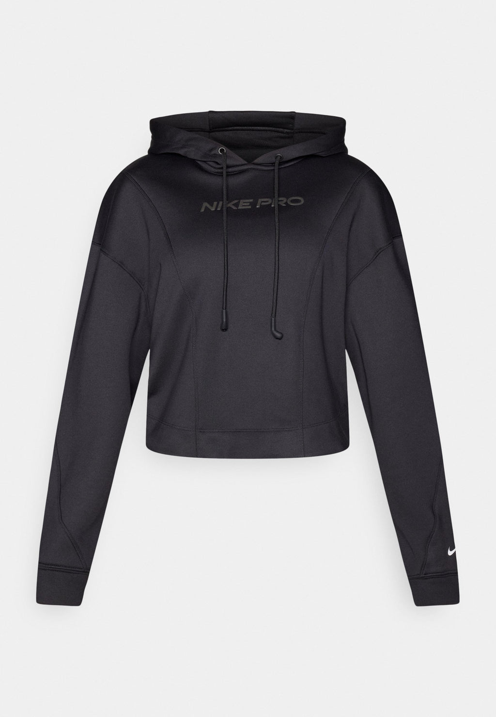 HOODIE - Fleece jumper - black/white