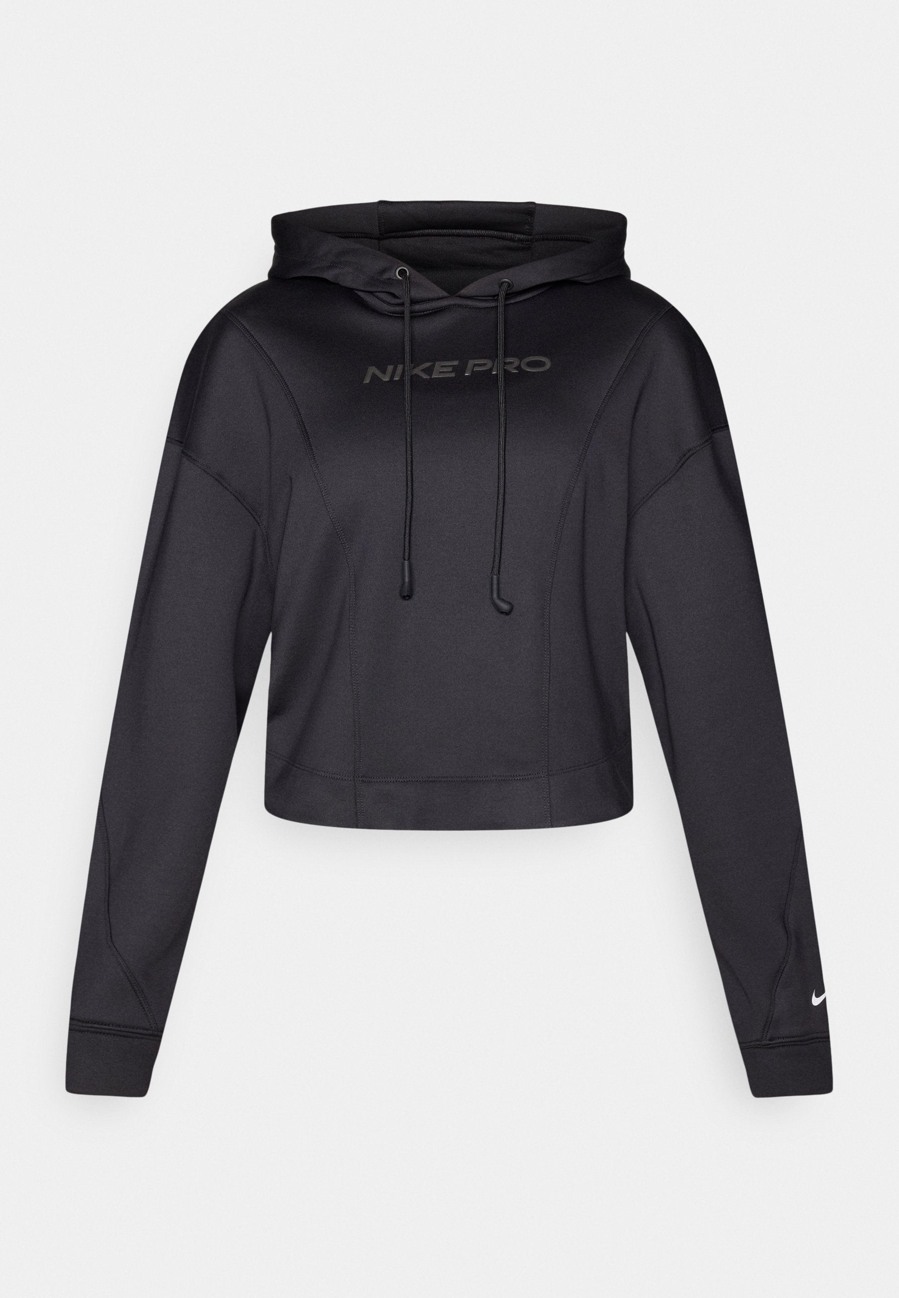 HOODIE - Fleece jumper - black/white