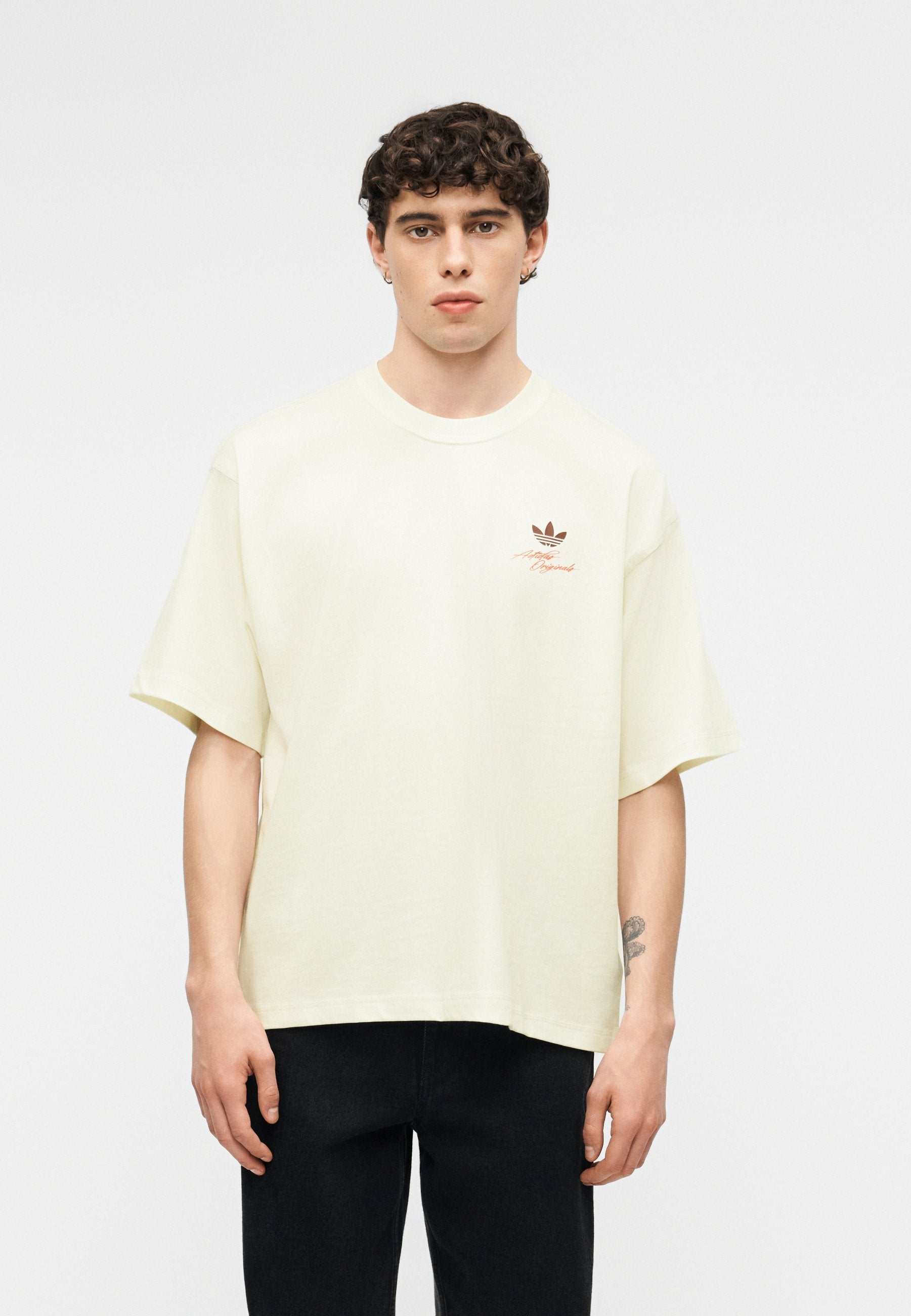 CHERRY TEE UNISEX - Print T-shirt - off-white