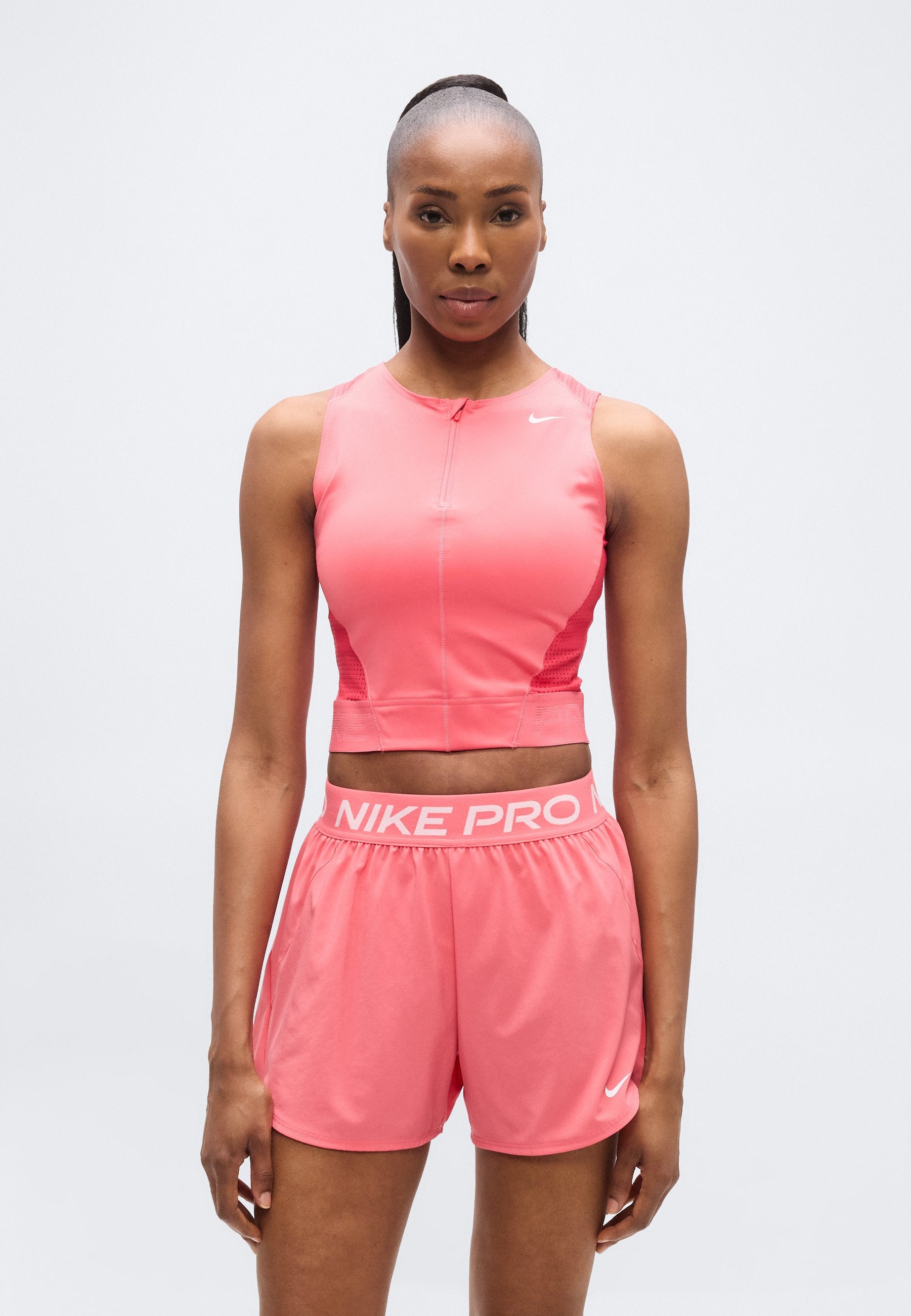 TANK - Top - sea coral/bleached coral/white