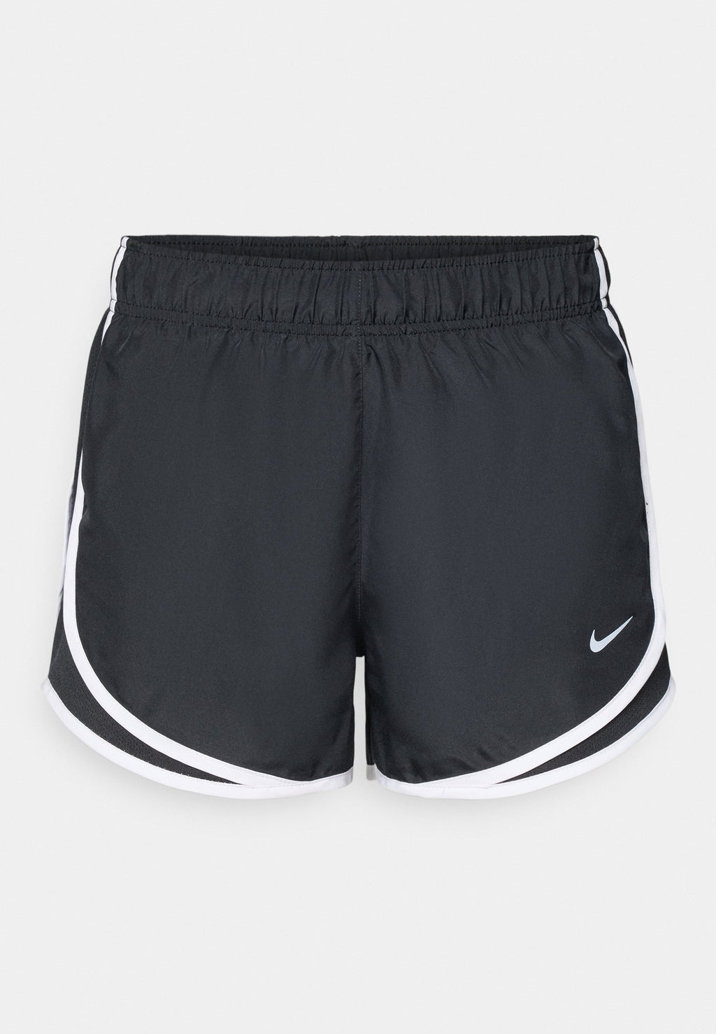 TEMPO SHORT - Sports shorts - black/white/reflective silver-coloured
