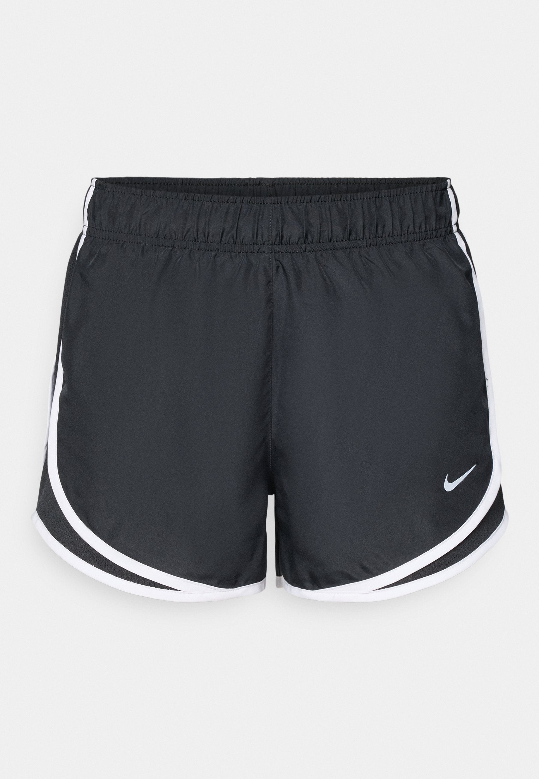 TEMPO SHORT - Sports shorts - black/white/reflective silver-coloured