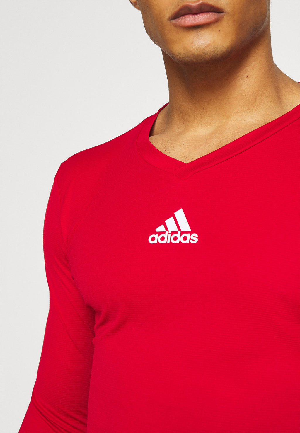 TEAM BASE TEE - Long sleeved top - red