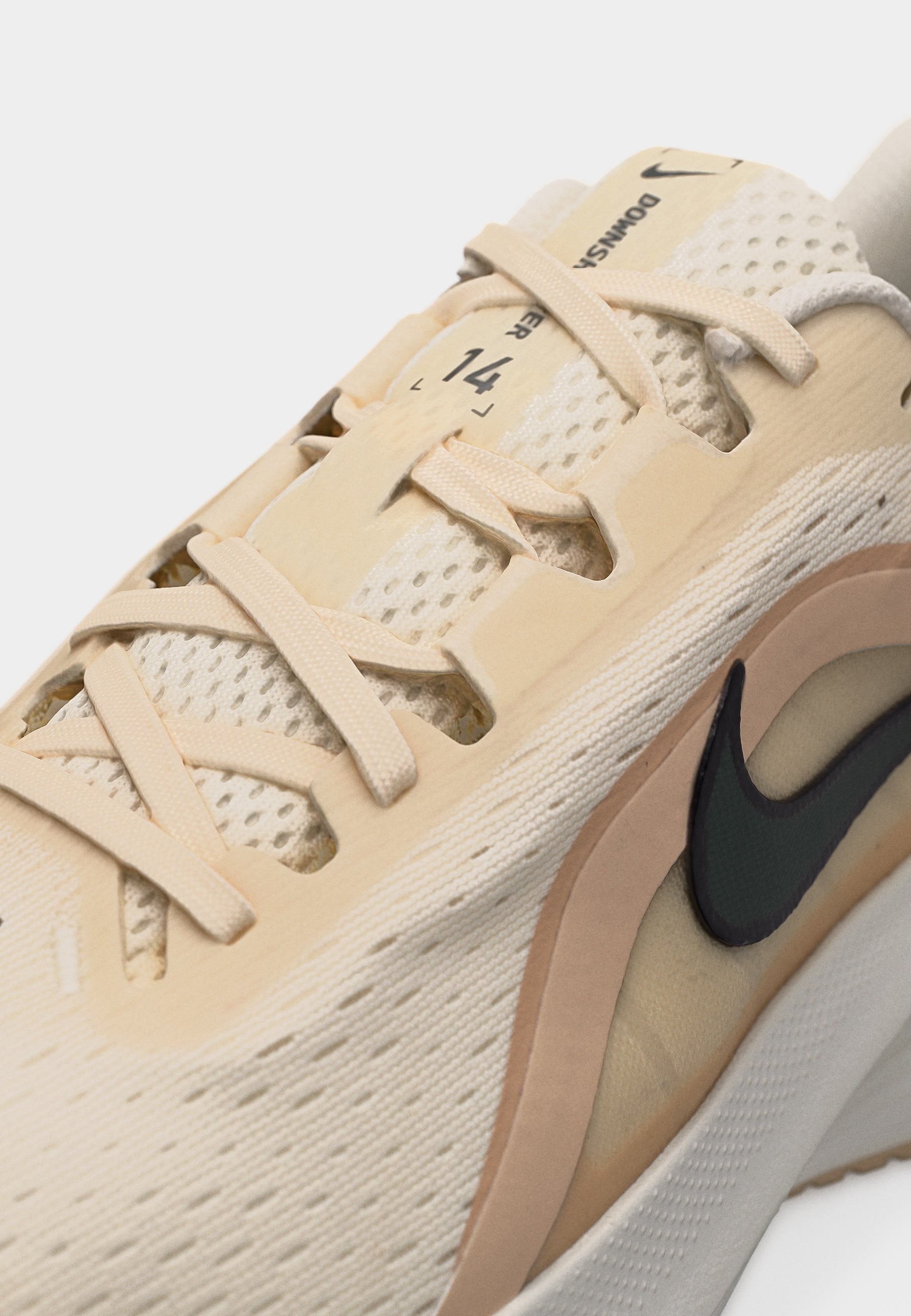 DOWNSHIFTER 14 - Road running shoes - pale ivory/black spruce/black/sail/sanddrift