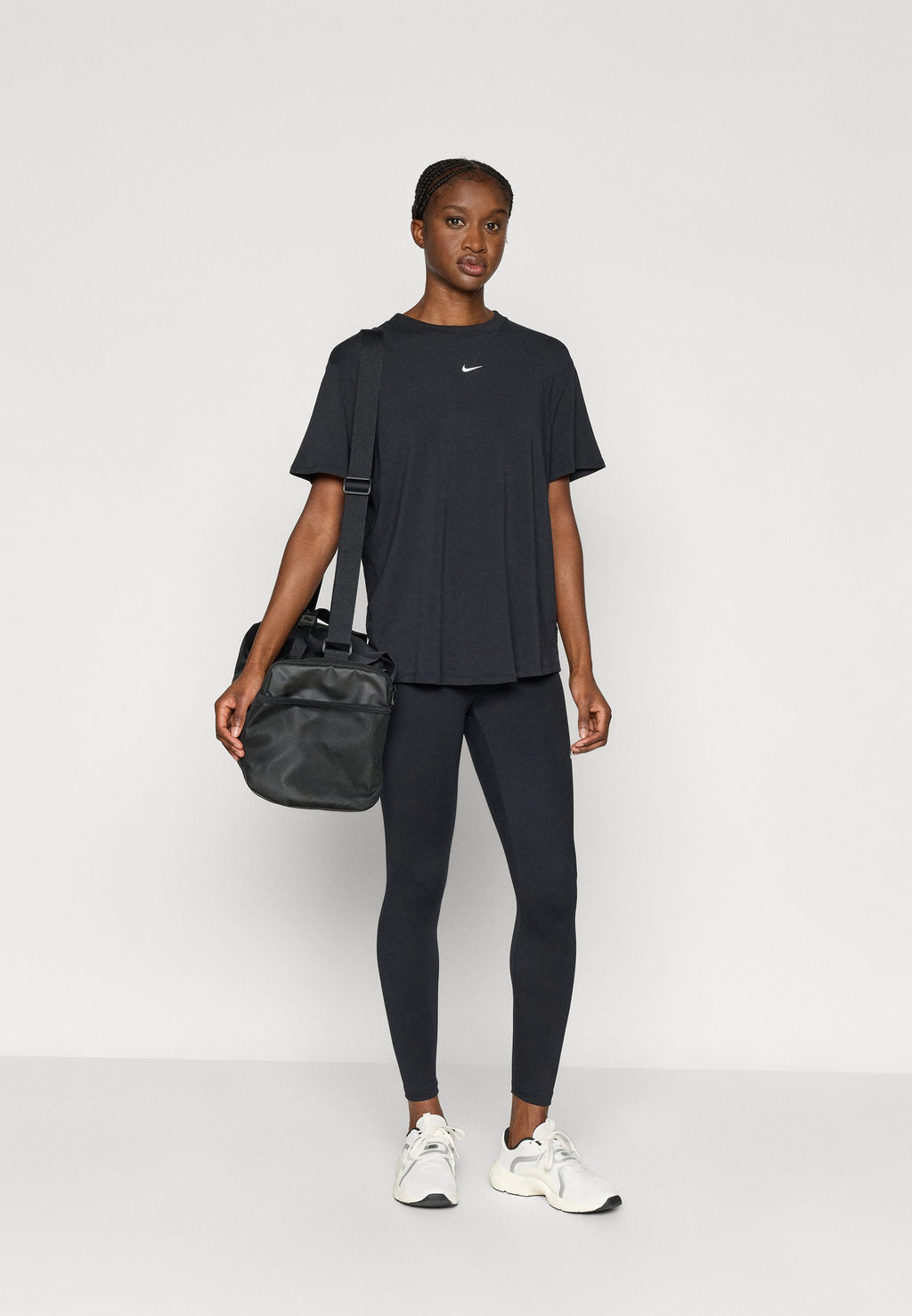 ONE - Leggings - black/white
