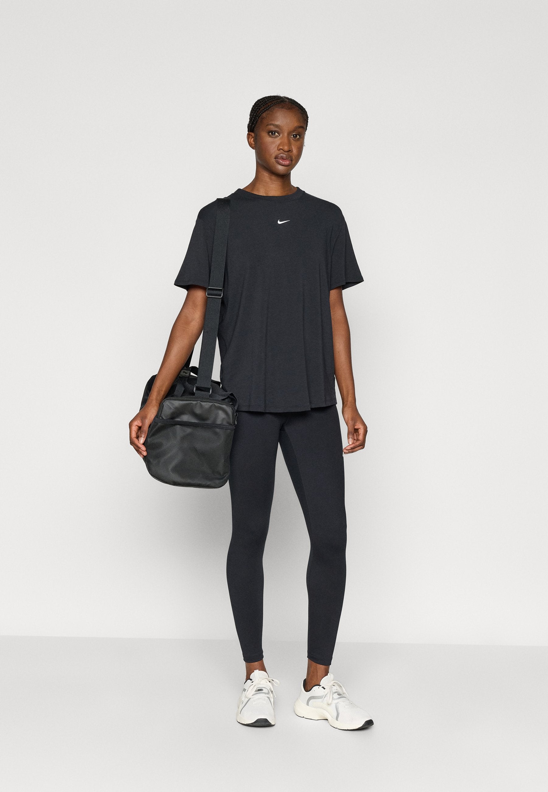 ONE - Leggings - black/white