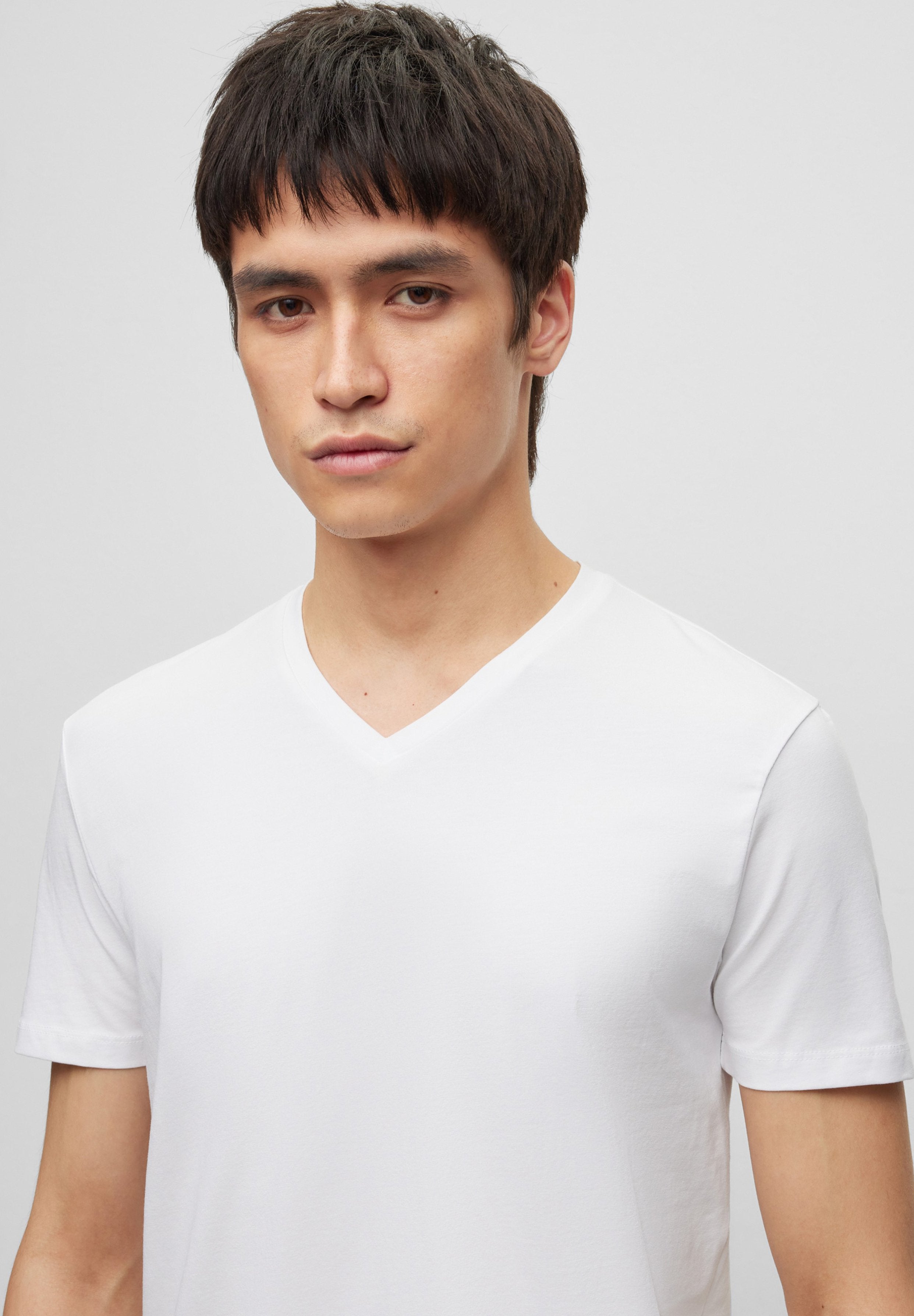 2 PACK - Basic T-shirt - black/white