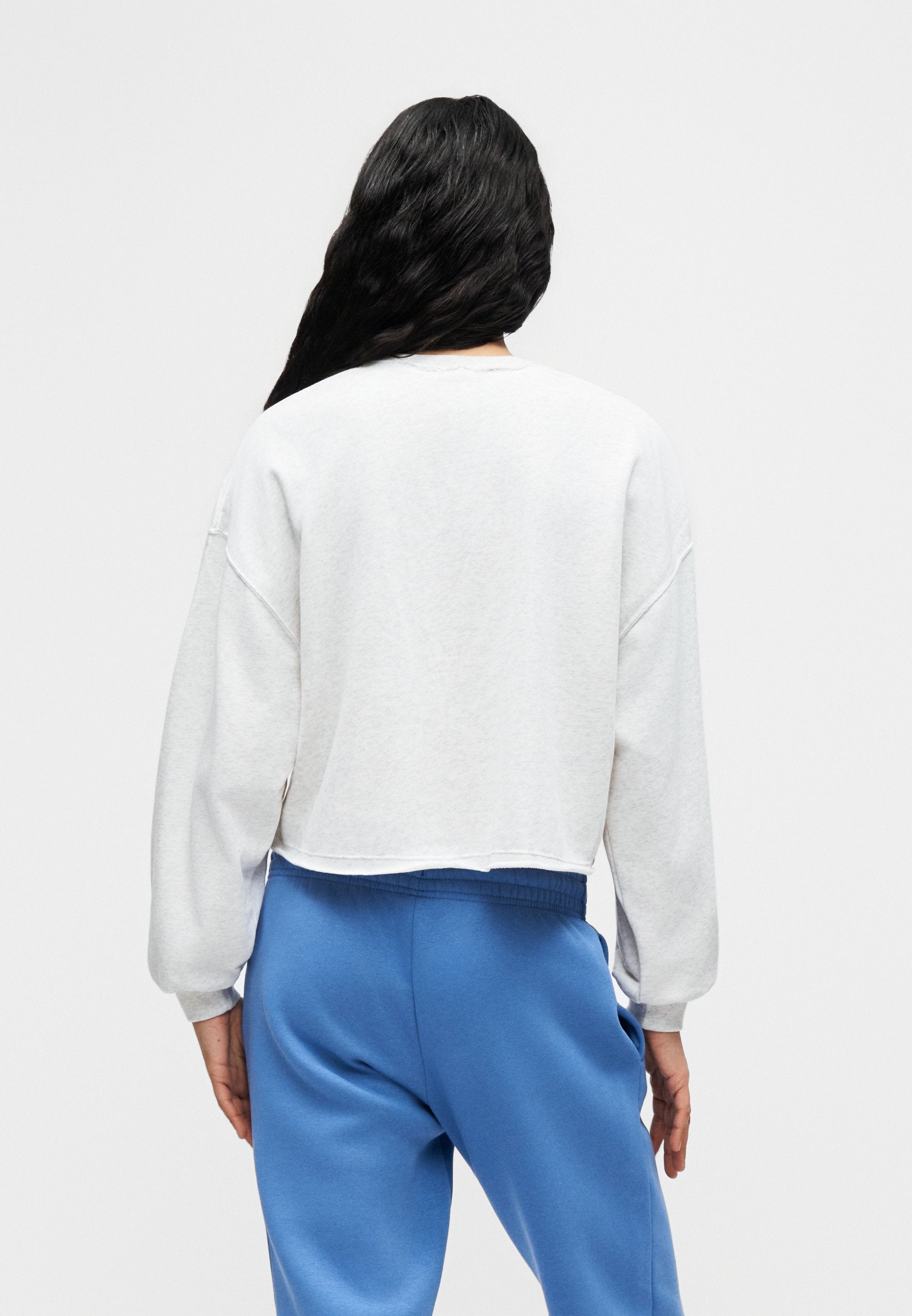 CHILL CREW - Sweatshirt - birch heather/black