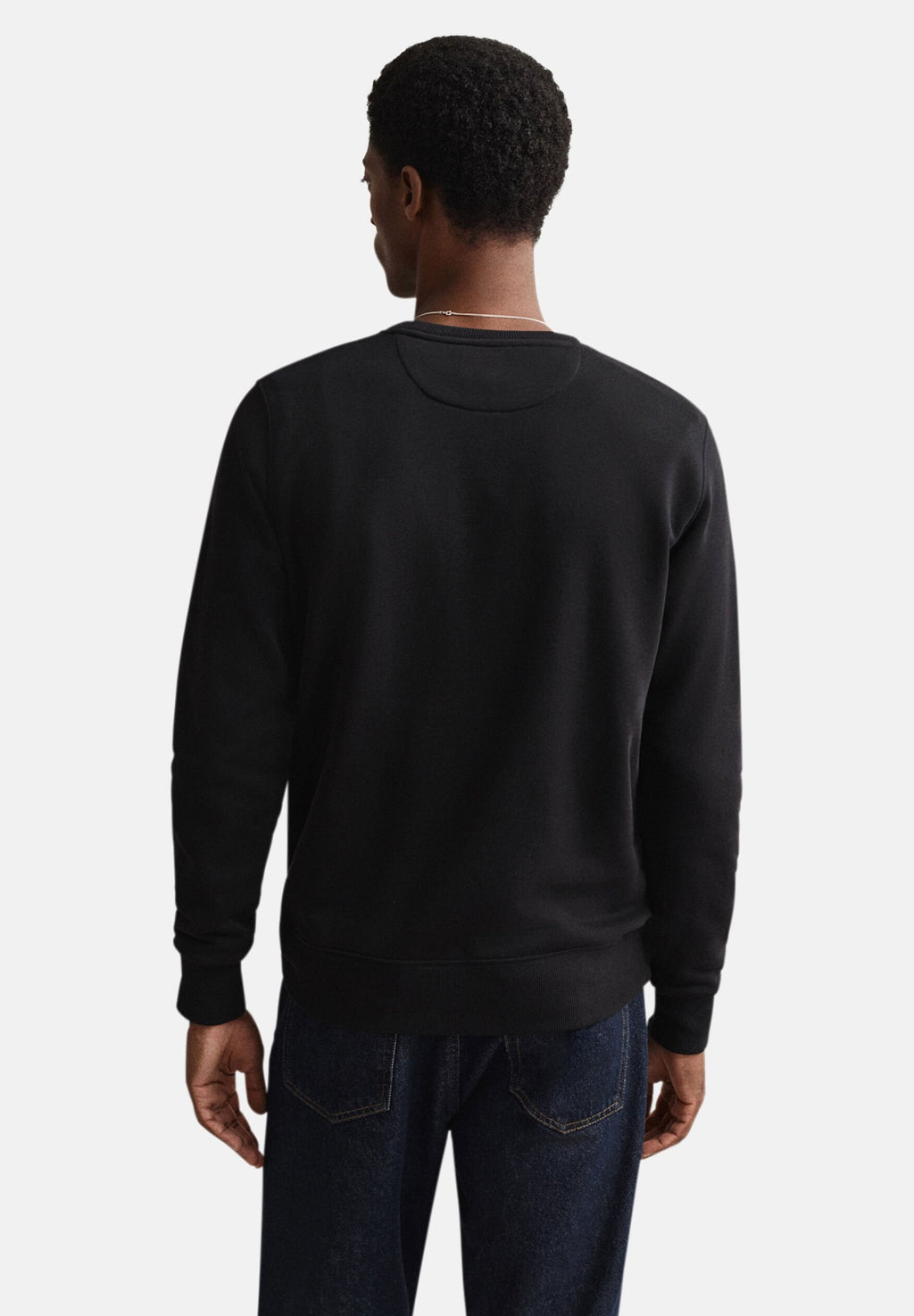 REG  SHIELD C NECK - Sweatshirt - black