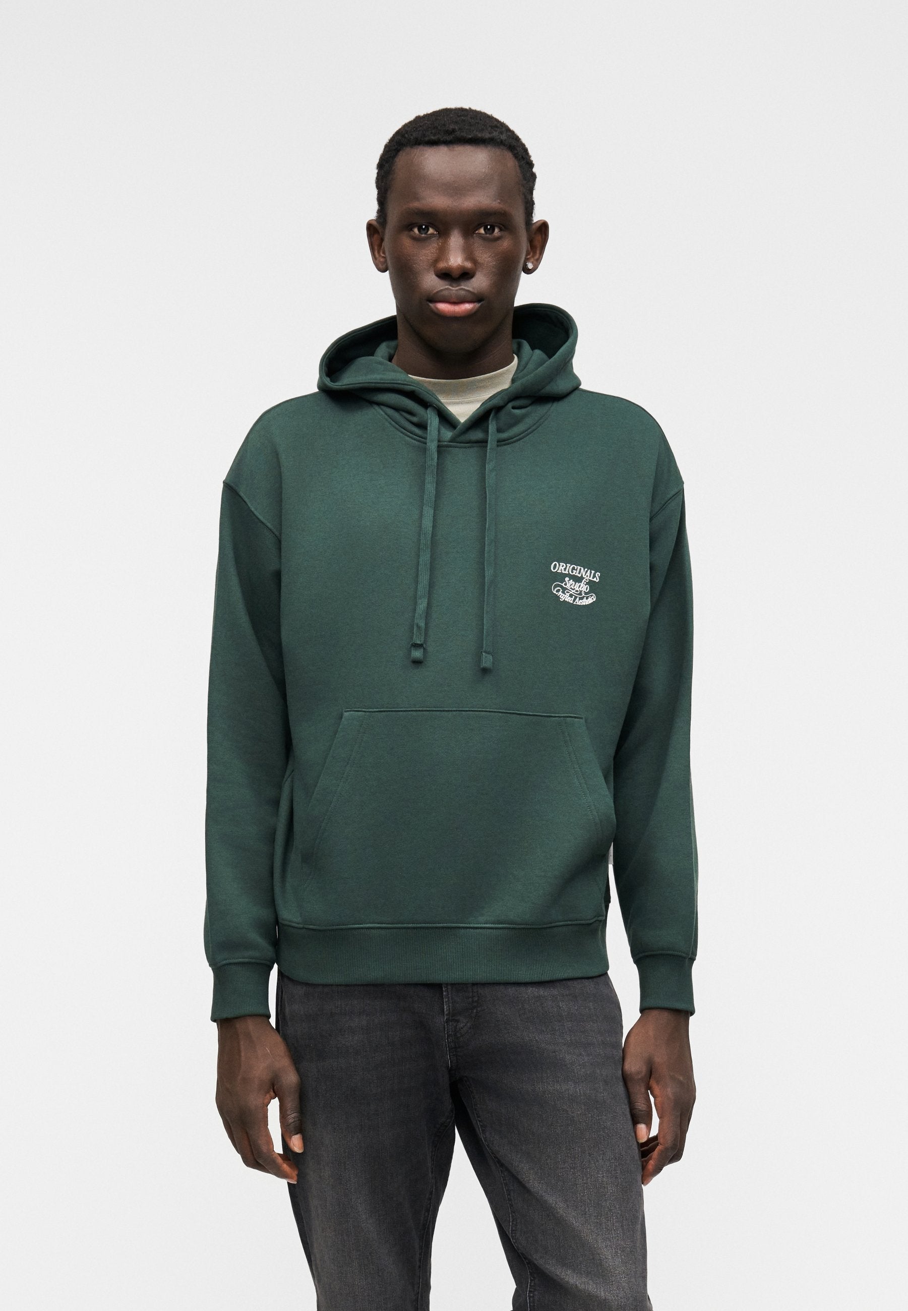 JORNIAGARA TYPO HOOD - Sweat-shirt - sycamore