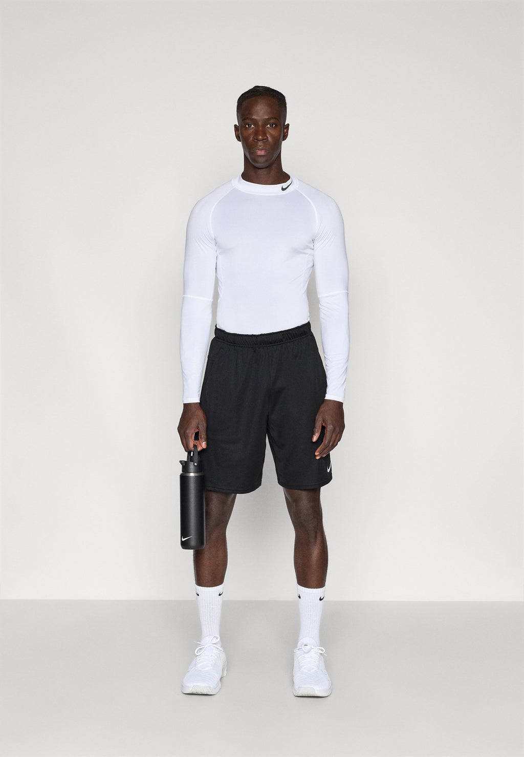 FLEX SHORT - Sports shorts - black/white