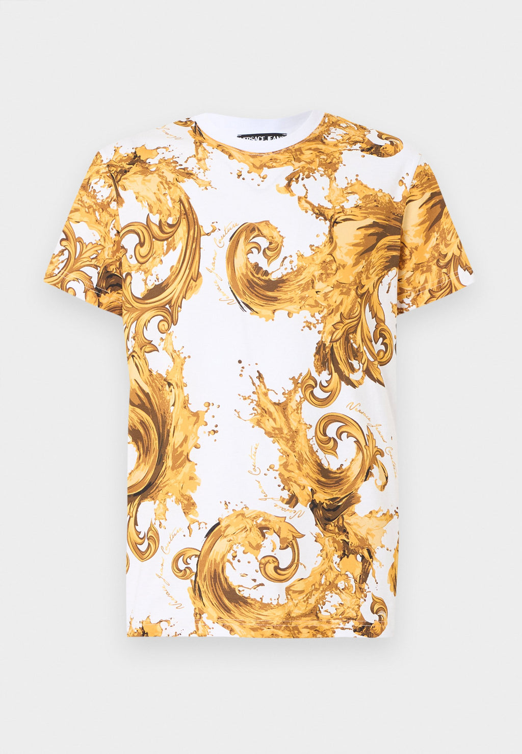PRINT - Print T-shirt - white/gold-coloured