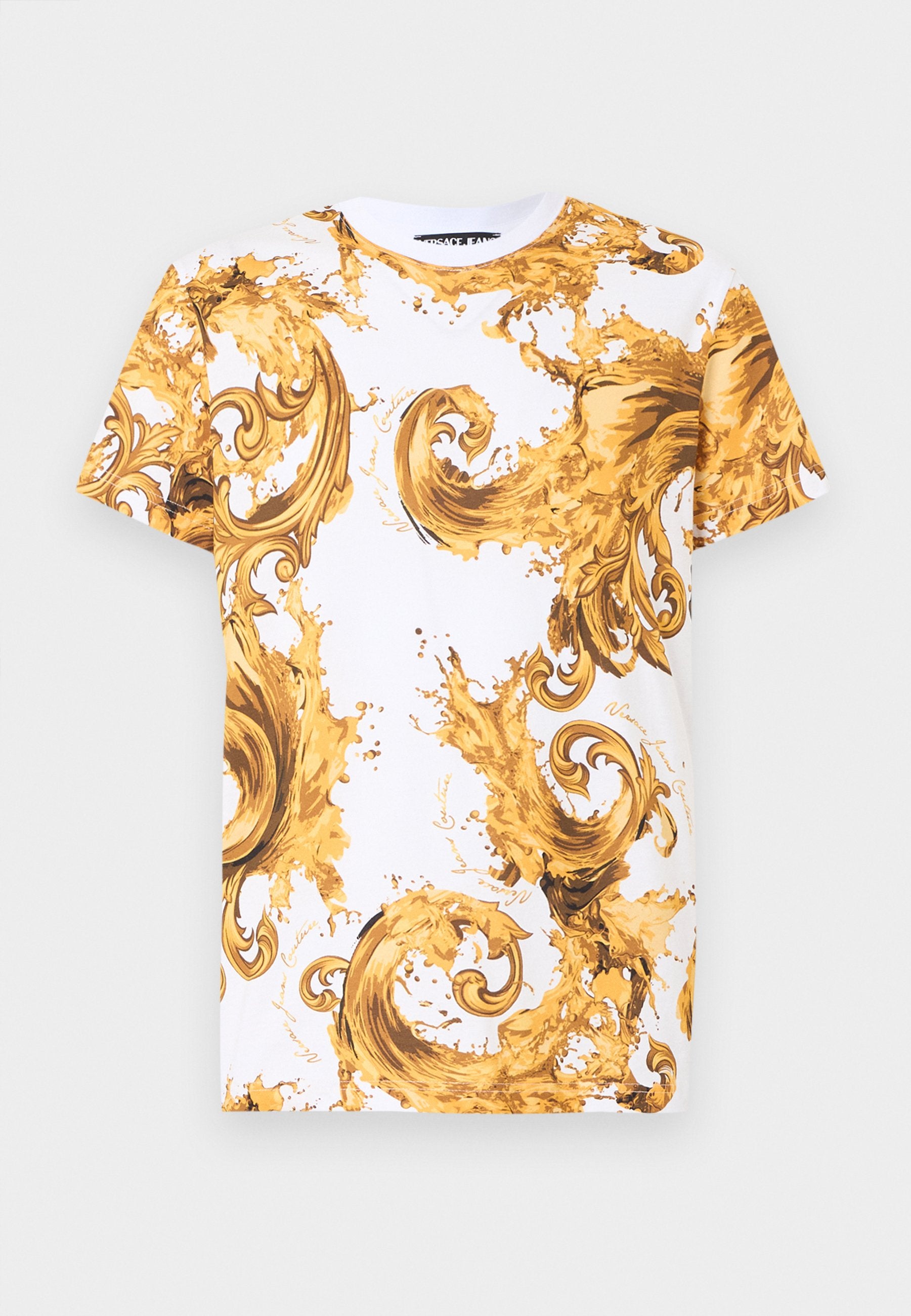 PRINT - Print T-shirt - white/gold-coloured