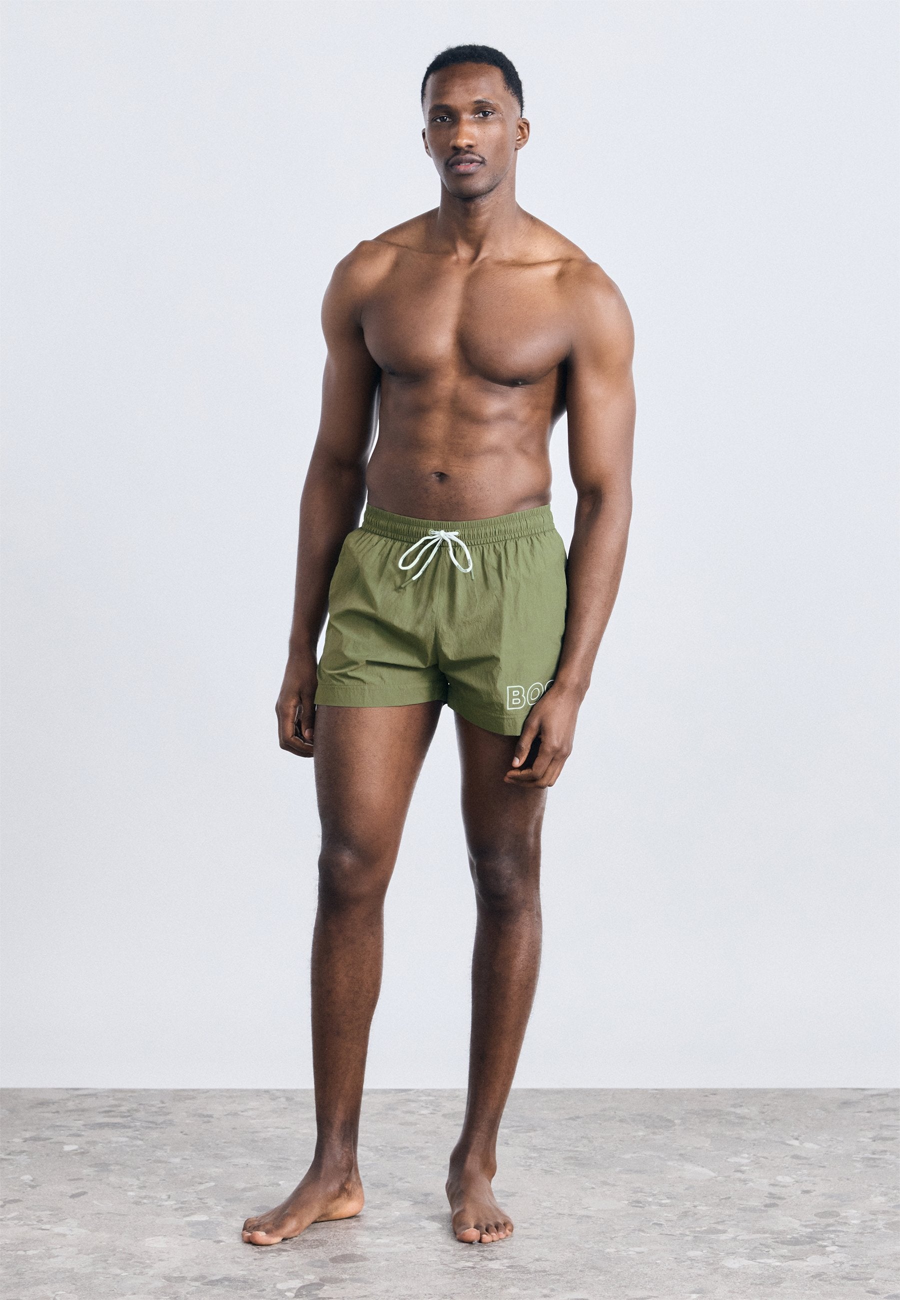 MOONEYE - Swimming shorts - open green