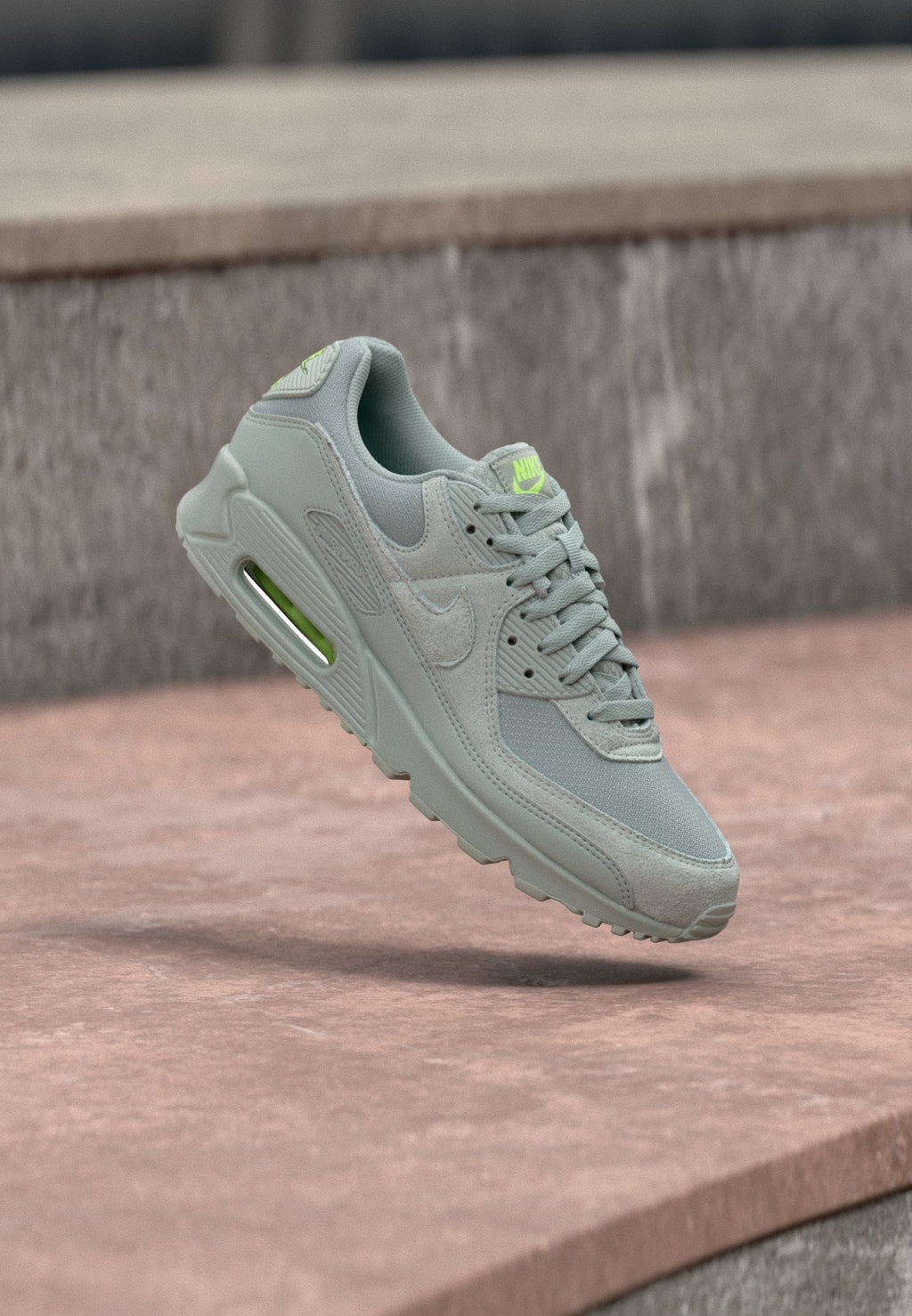 AIR MAX 90 - Trainers - light pumice/lime glow