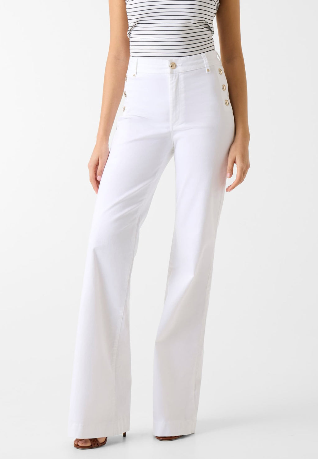 Trousers - weiß