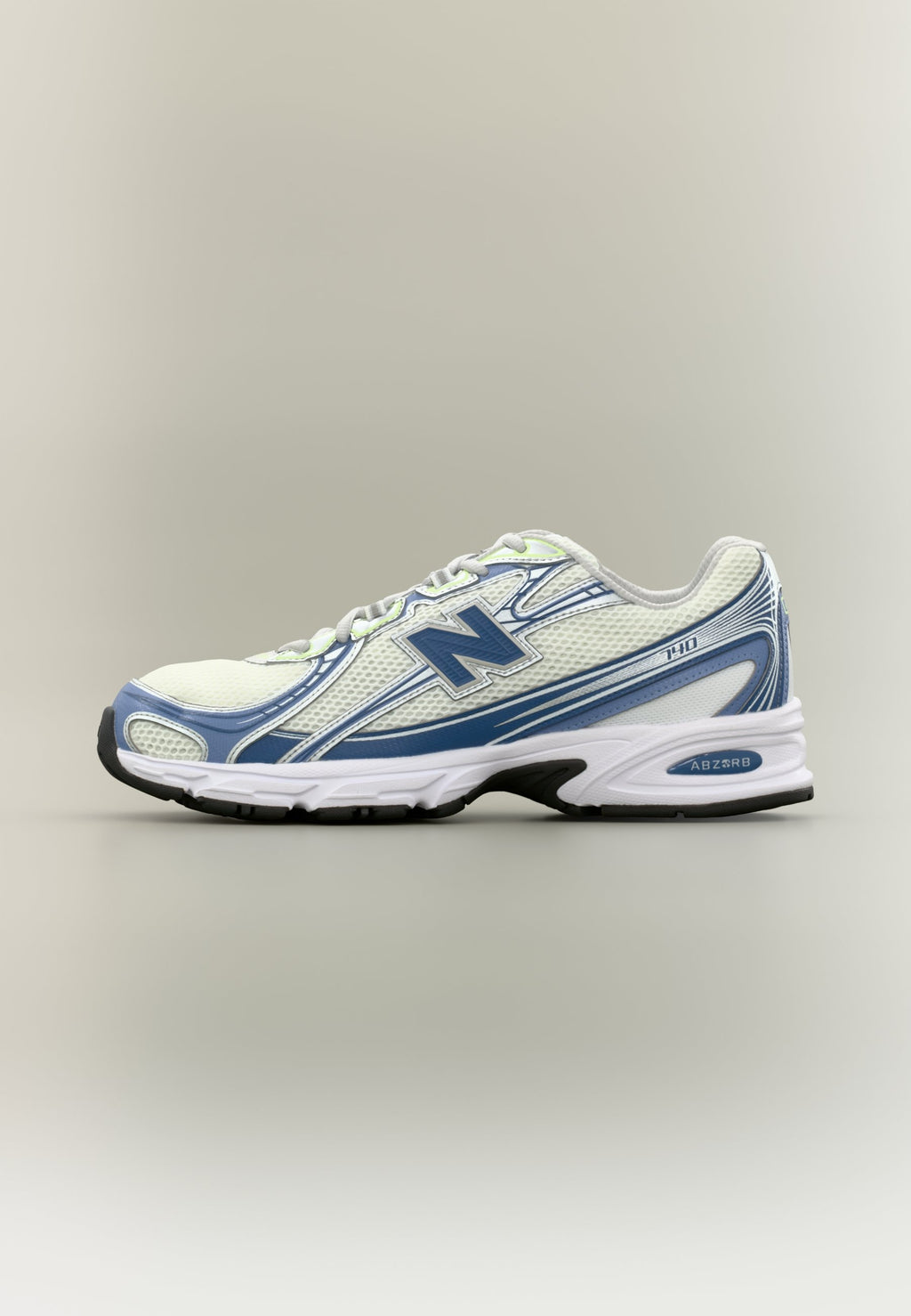 U740 UNISEX - Baskets - blanc/bleu magique