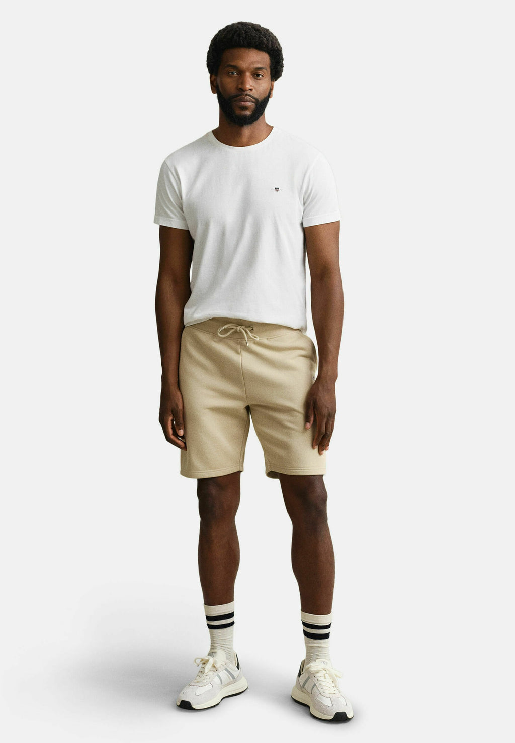 Tracksuit bottoms - oat beige