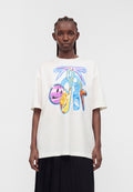 TEE CLASSIQUE - T-shirt imprimé - blanc cassé