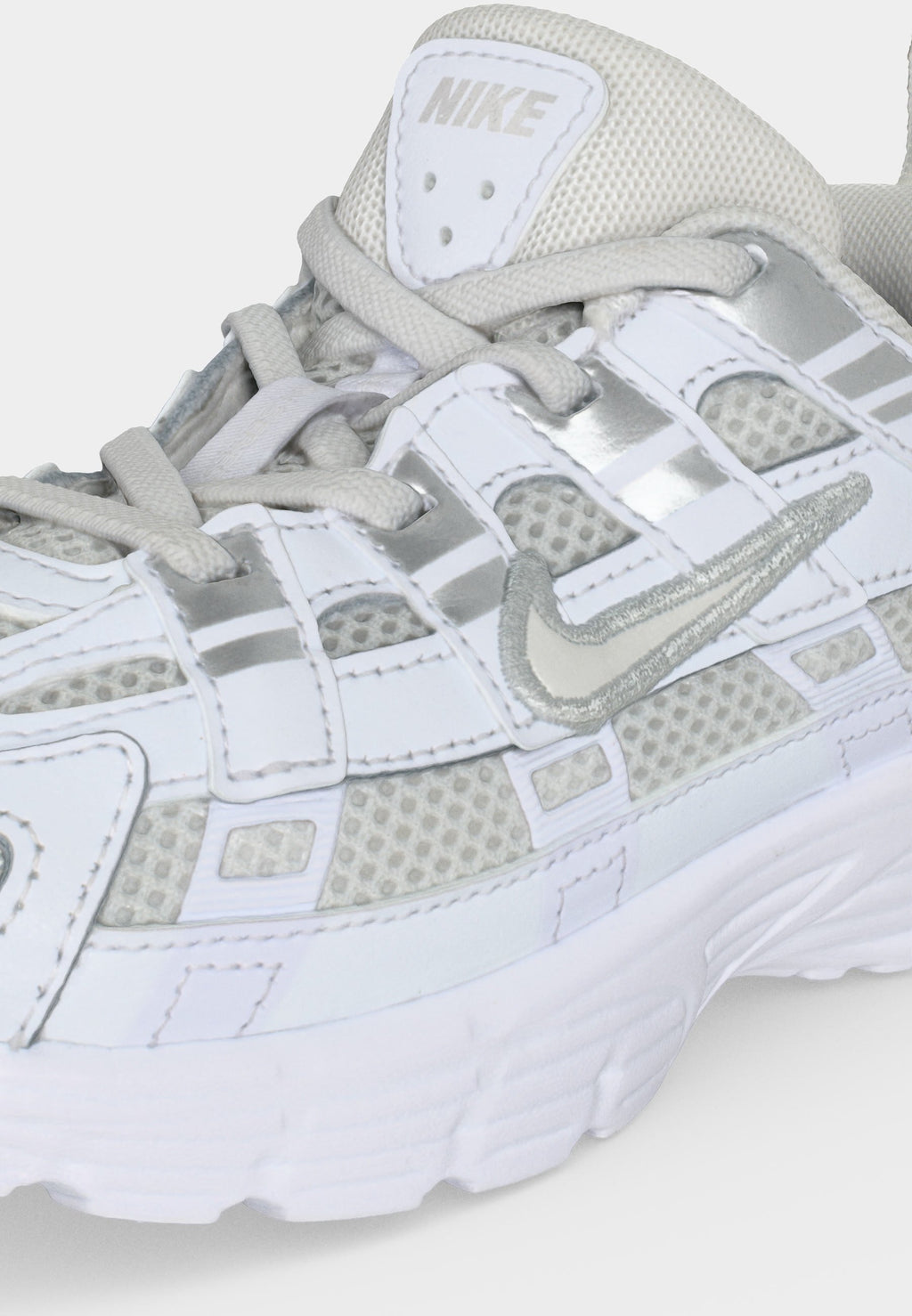 P 6000 UNISEX - Baskets - nuance platine/blanc/argenté métallique
