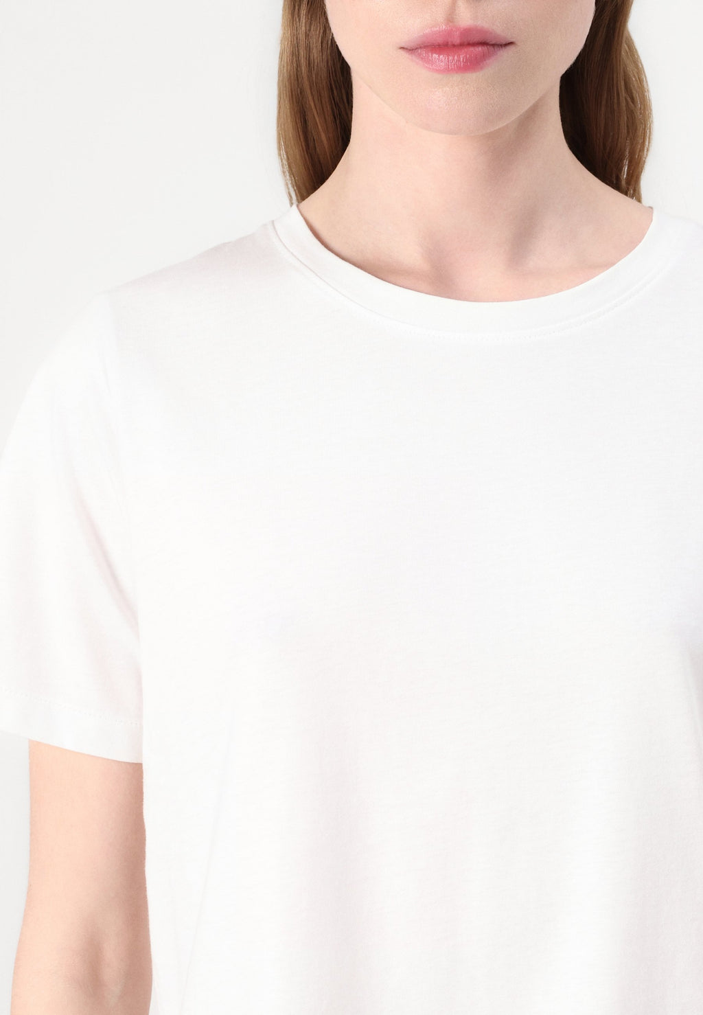 SMOOTH CREW NECK TEE - Basic T-shirt - bright white