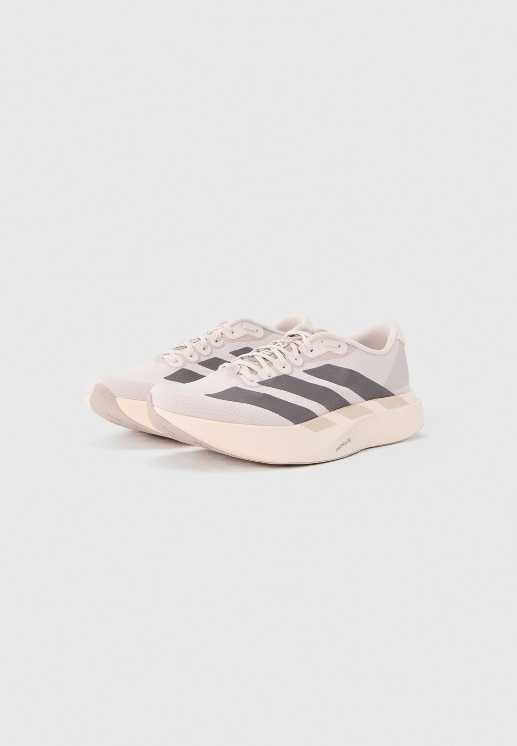ADIZERO EVO SL WOVEN W - Road running shoes - putty mauve/charcoal