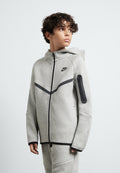 Zip-up sweatshirt - dark grey heather/black