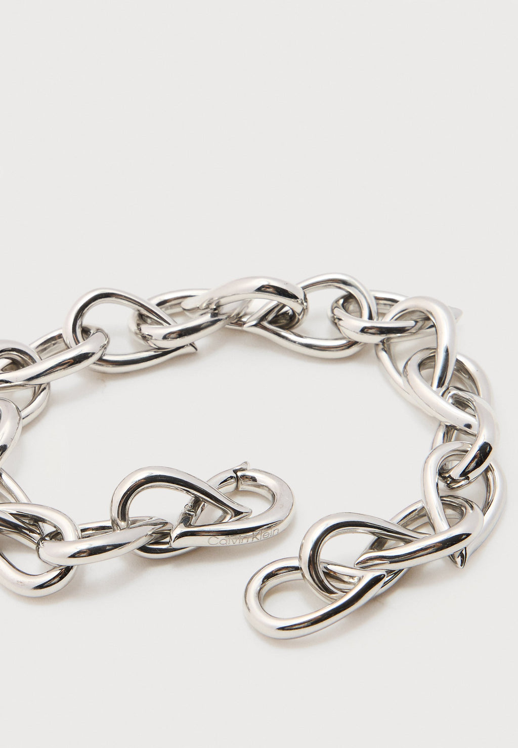 SCULPTURED DROPES - Bracelet - silver-coloured