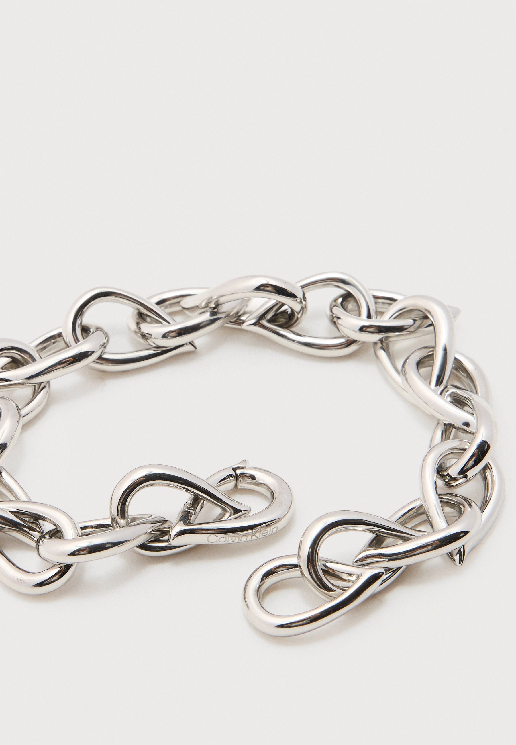 SCULPTURED DROPES - Bracelet - silver-coloured