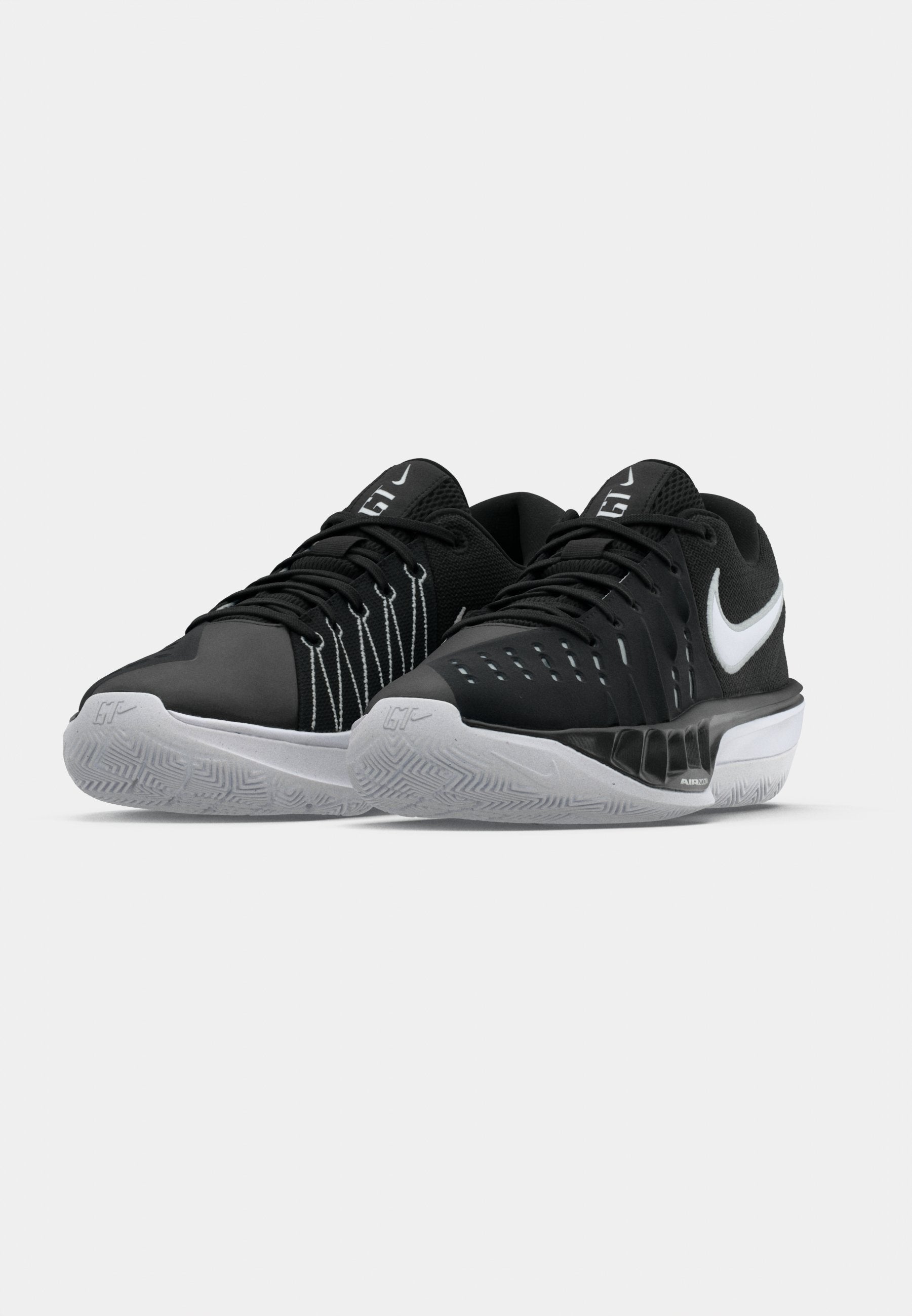 AIR ZOOM GT CUT ACADEMY UNISEX - Basketball shoes - black/white/pure platinum-coloured
