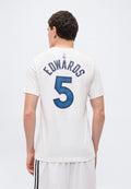 NBA MINNESOTA TIMBERWOLVES TEE ANTHONY EDWARDS - Günlük giyim - beyaz