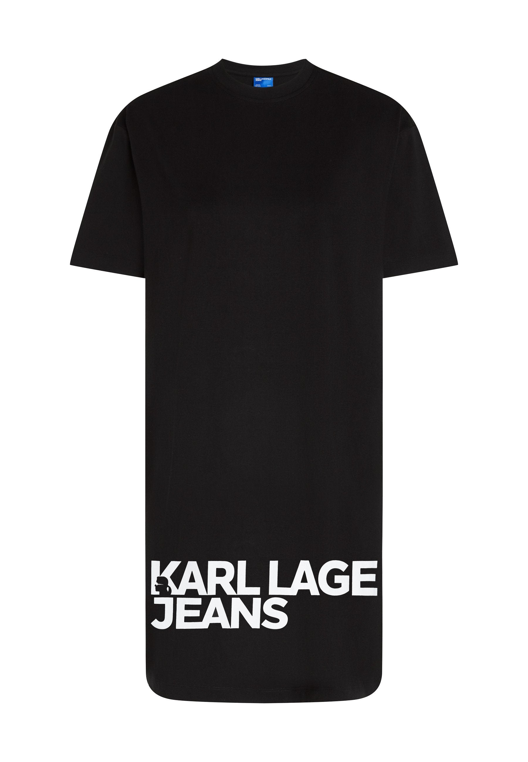 LOGO TEE - Day dress - black