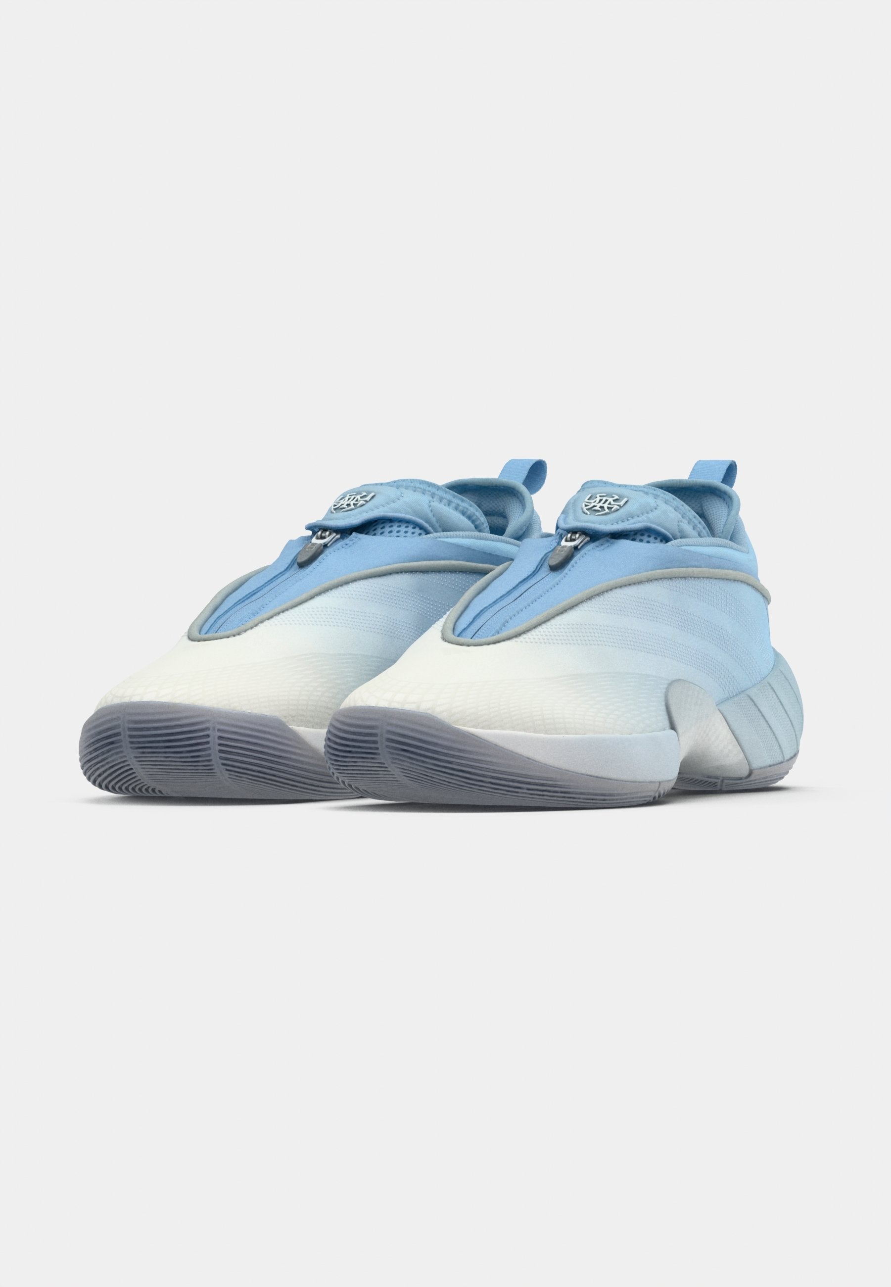 D.O.N. ISSUE 7 - Chaussures de basketball - bleu ciel/blanc chaussures/argent métallisé