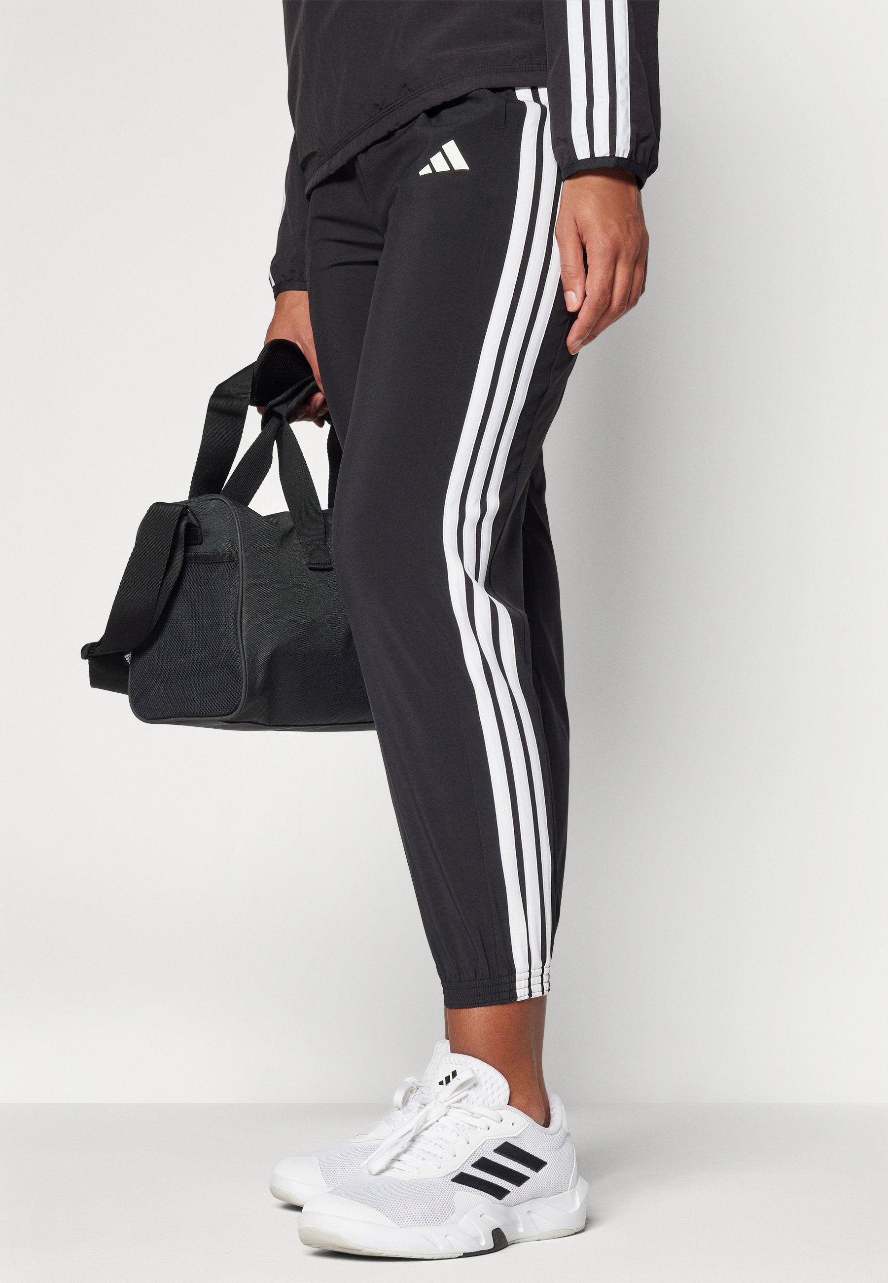 Tracksuit bottoms - black/white