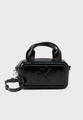 BOLD MINI BAULETTO BAG - Handbag - black