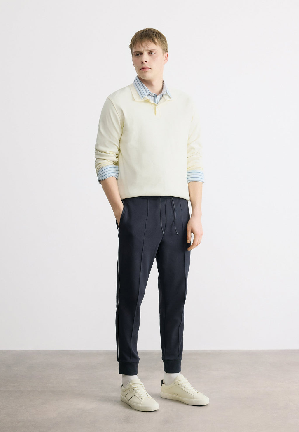 JOIN HADIKO - Tracksuit bottoms - dark blue