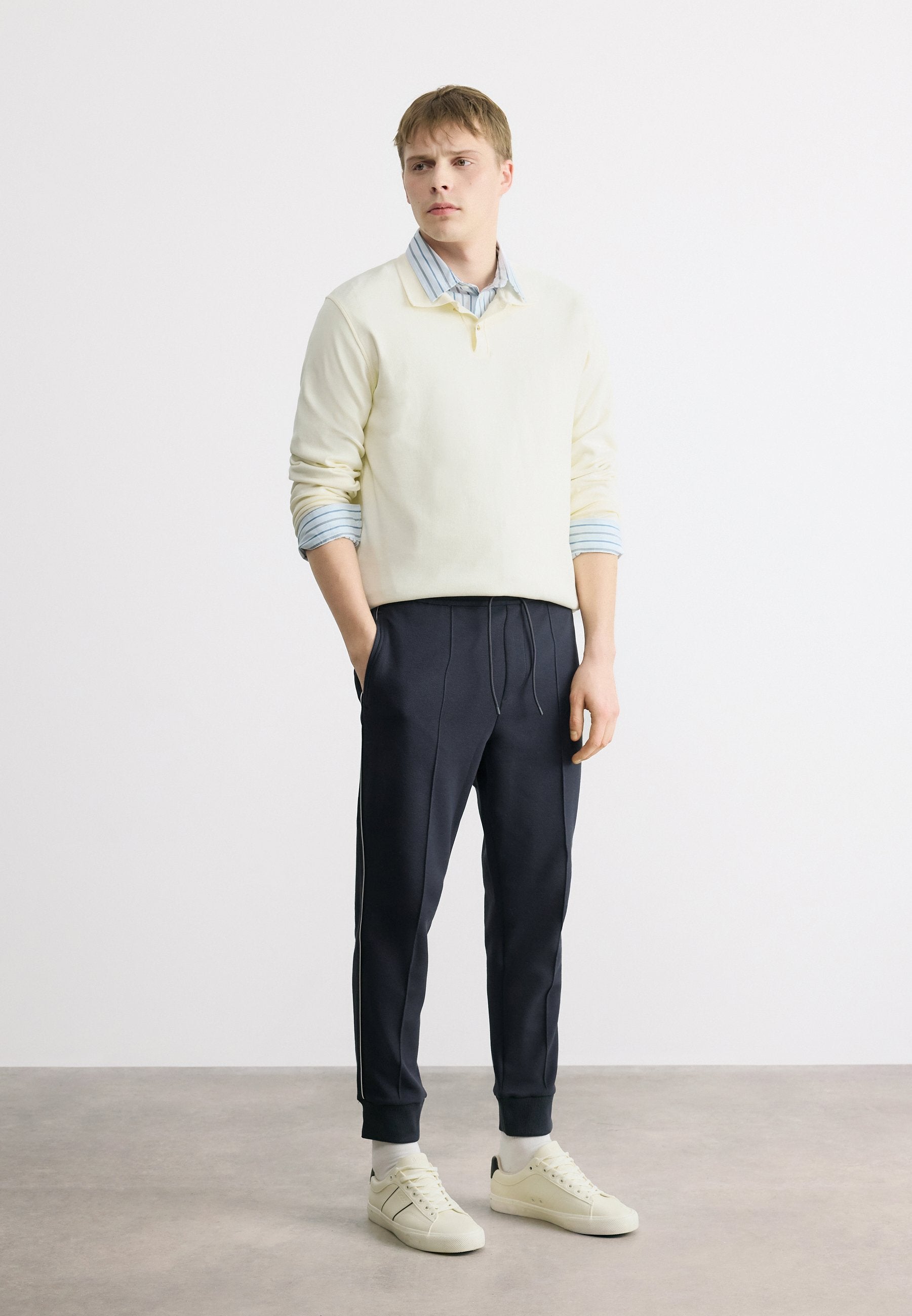 JOIN HADIKO - Tracksuit bottoms - dark blue