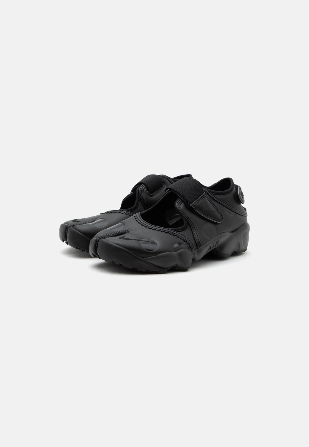 AIR RIFT DOT - Ankle strap ballet pumps - black